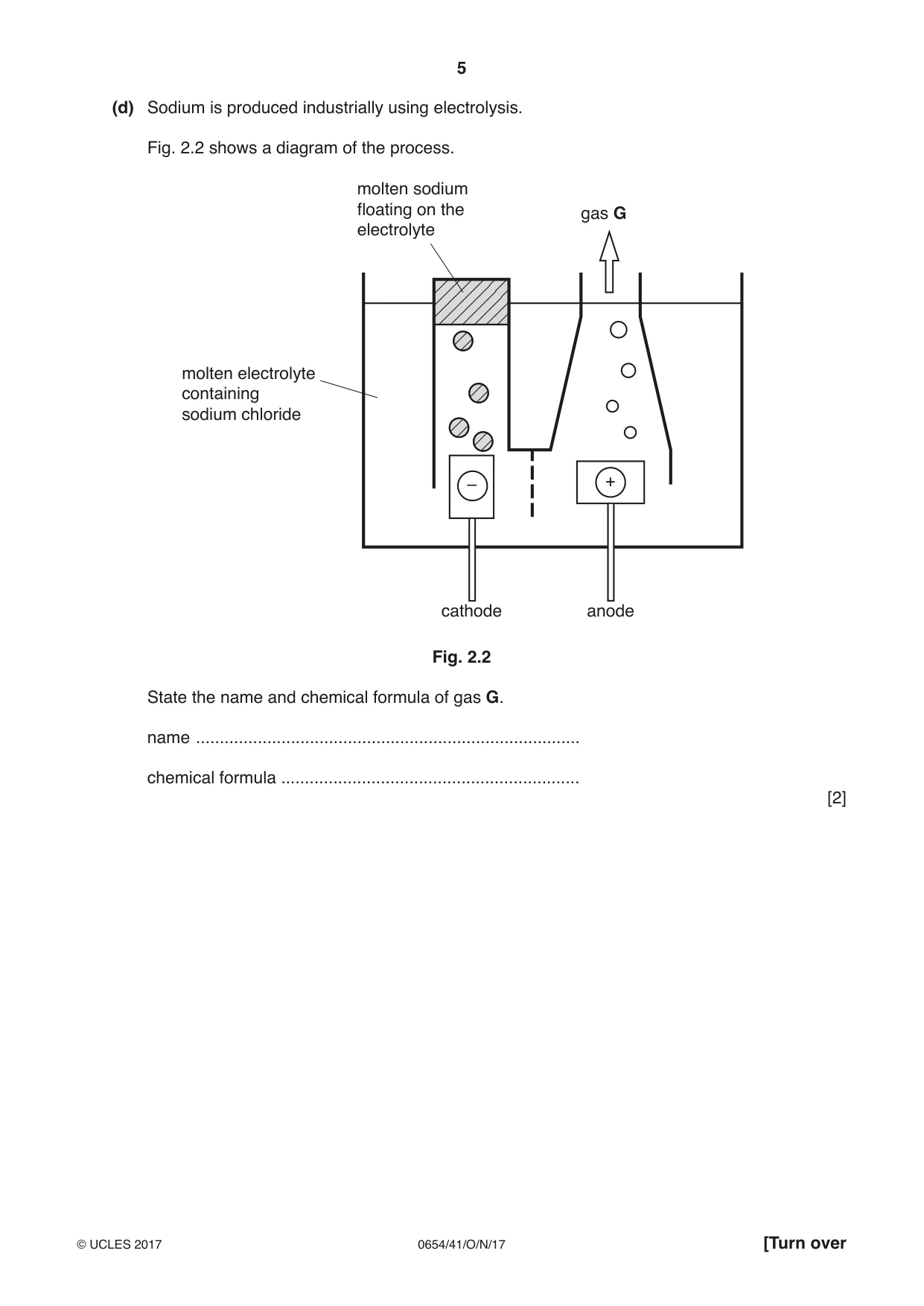 Cambridge IGCSE Sciences - Co-ordinated (Double) 0654 2017 Oct/Nov Paper 4 · Variant 1 question paper, page 5 of 32