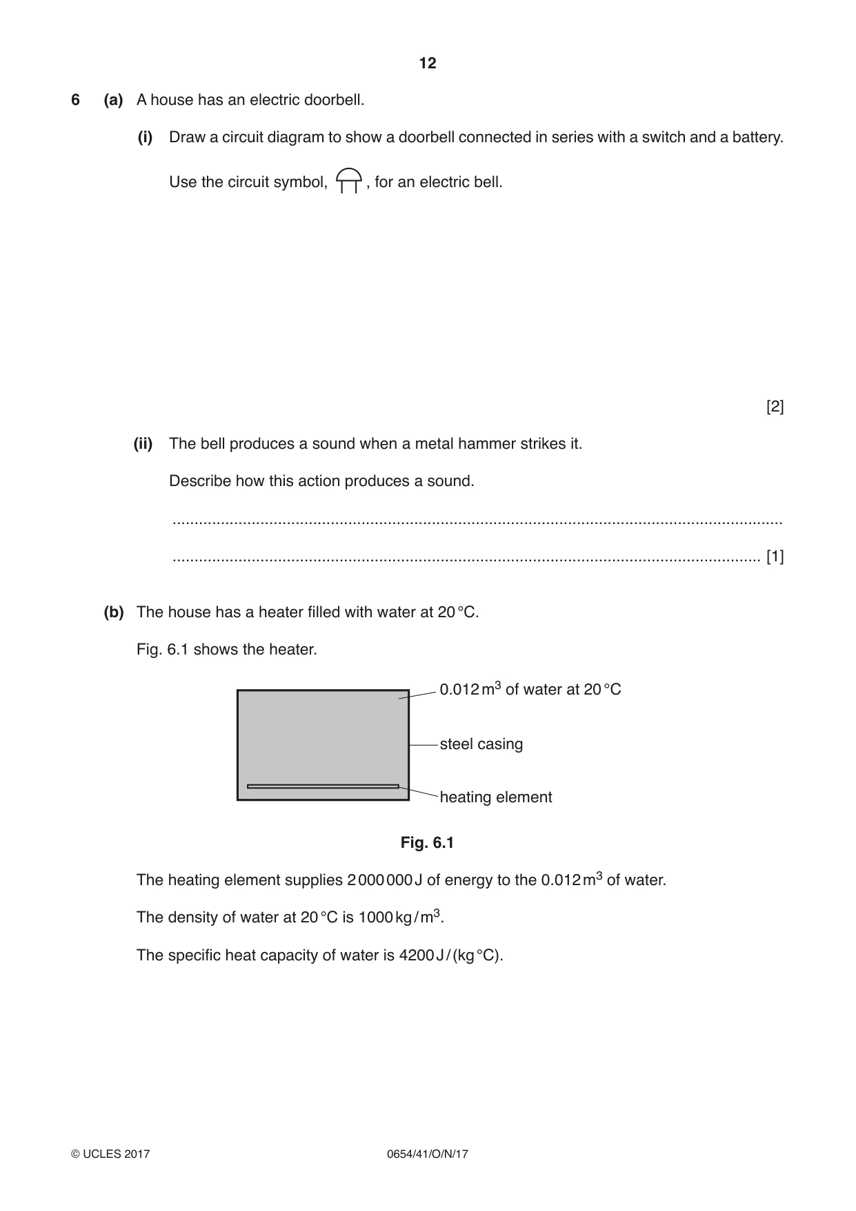 Cambridge IGCSE Sciences - Co-ordinated (Double) 0654 2017 Oct/Nov Paper 4 · Variant 1 question paper, page 12 of 32