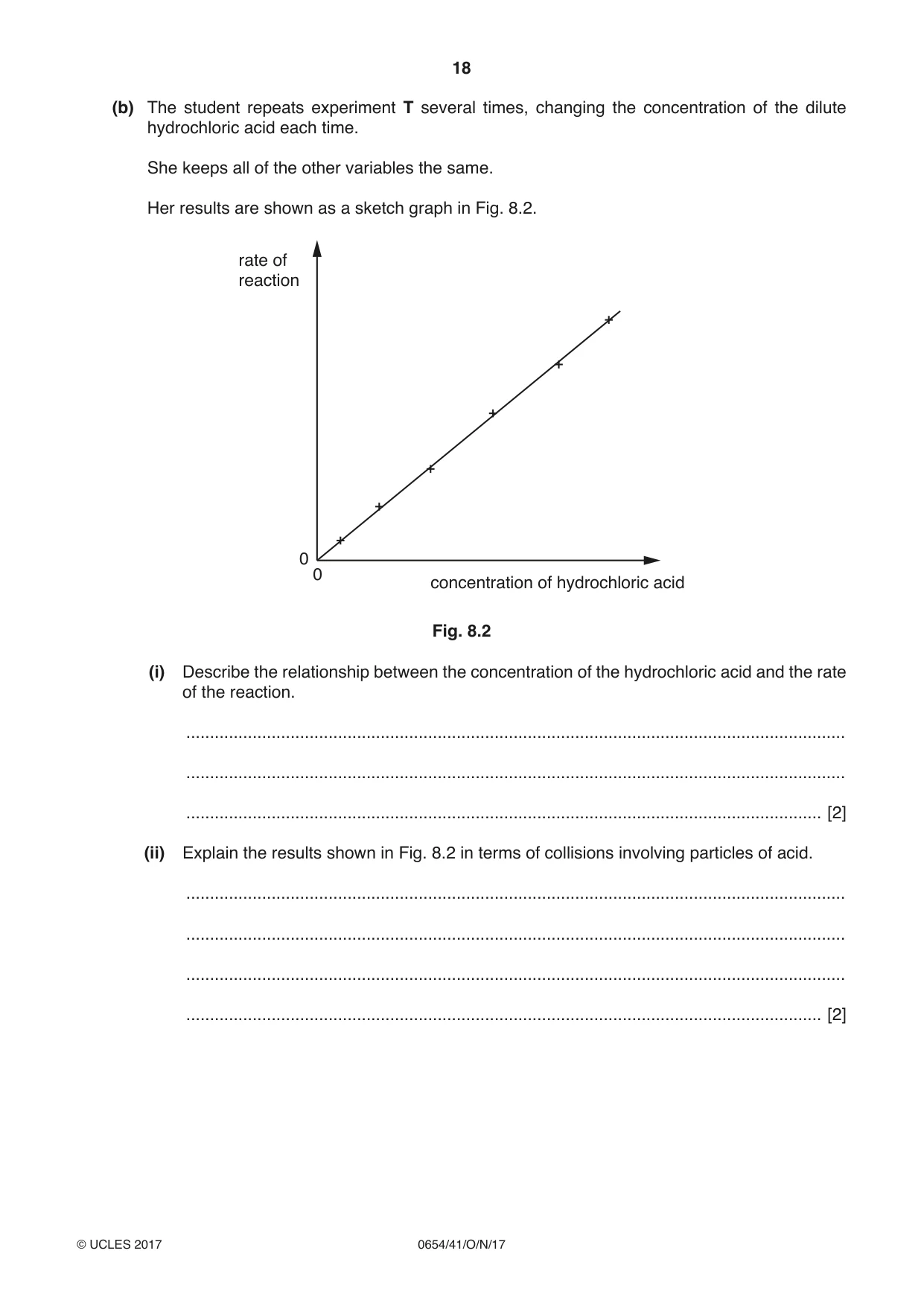 Cambridge IGCSE Sciences - Co-ordinated (Double) 0654 2017 Oct/Nov Paper 4 · Variant 1 question paper, page 18 of 32