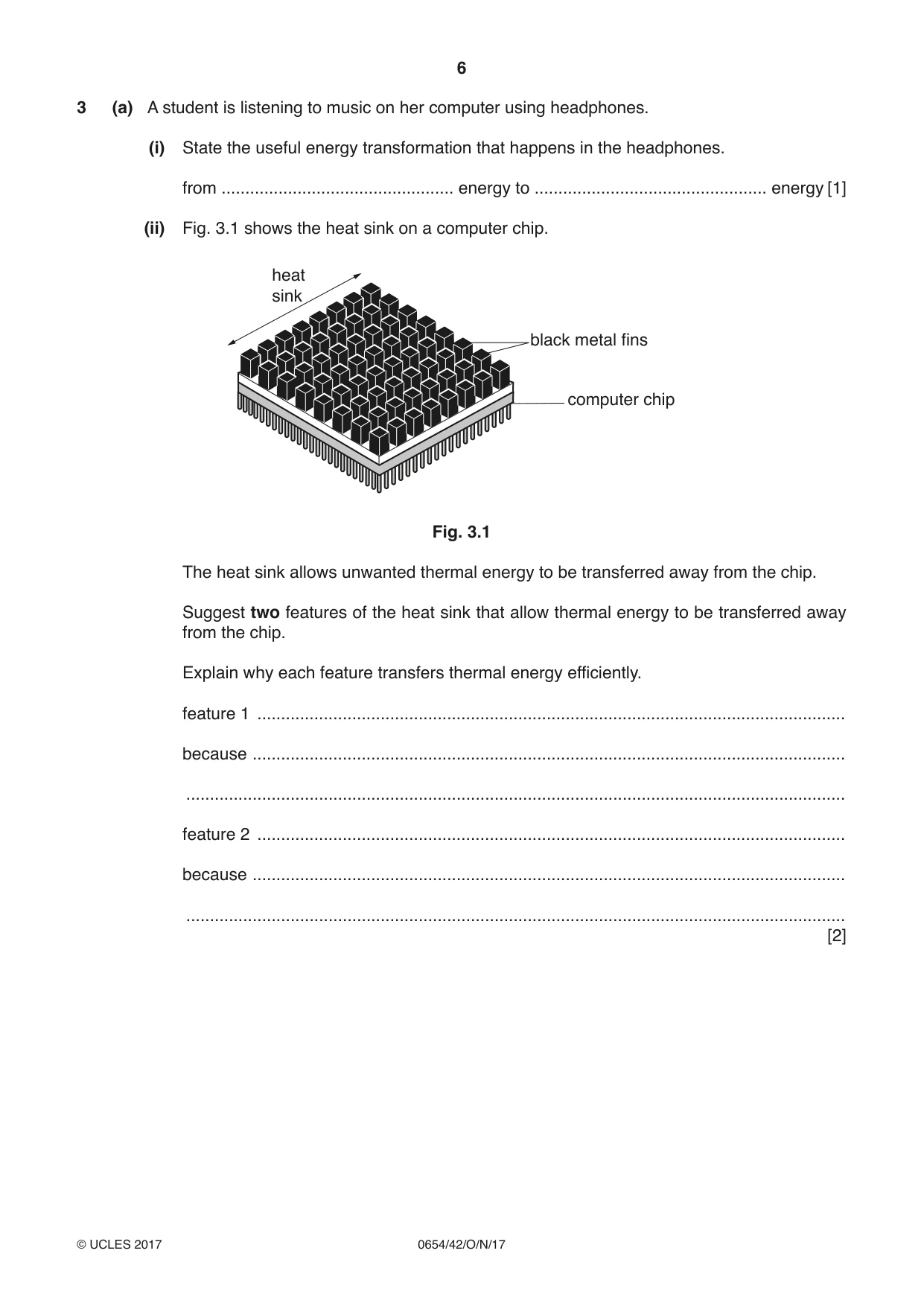 Cambridge IGCSE Sciences - Co-ordinated (Double) 0654 2017 Oct/Nov Paper 4 · Variant 2 question paper, page 6 of 32