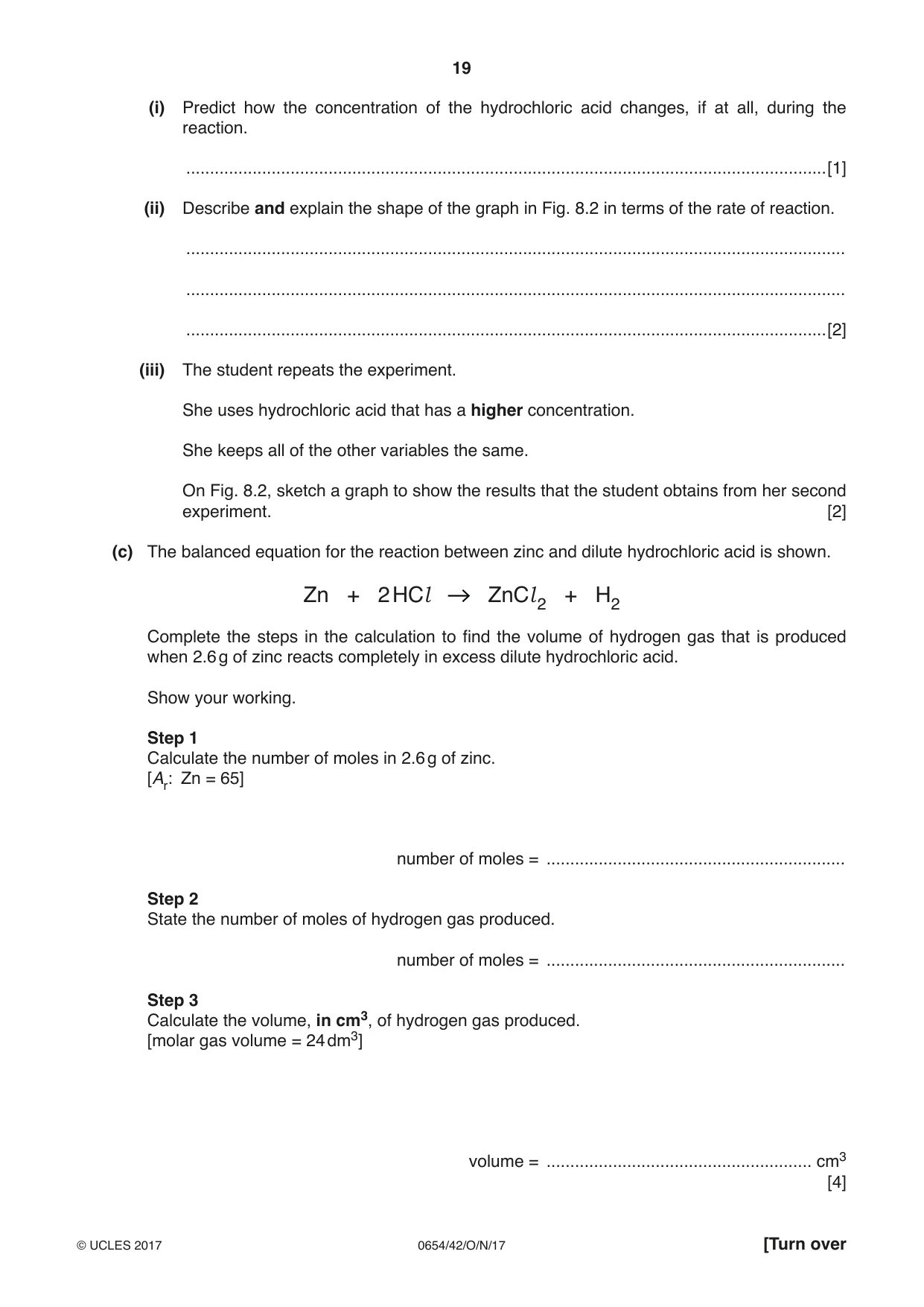 Cambridge IGCSE Sciences - Co-ordinated (Double) 0654 2017 Oct/Nov Paper 4 · Variant 2 question paper, page 19 of 32
