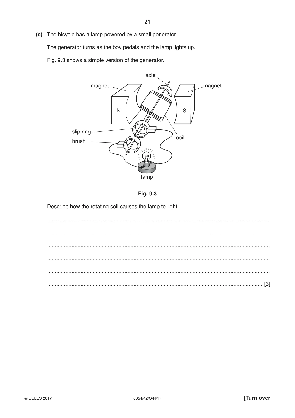 Cambridge IGCSE Sciences - Co-ordinated (Double) 0654 2017 Oct/Nov Paper 4 · Variant 2 question paper, page 21 of 32
