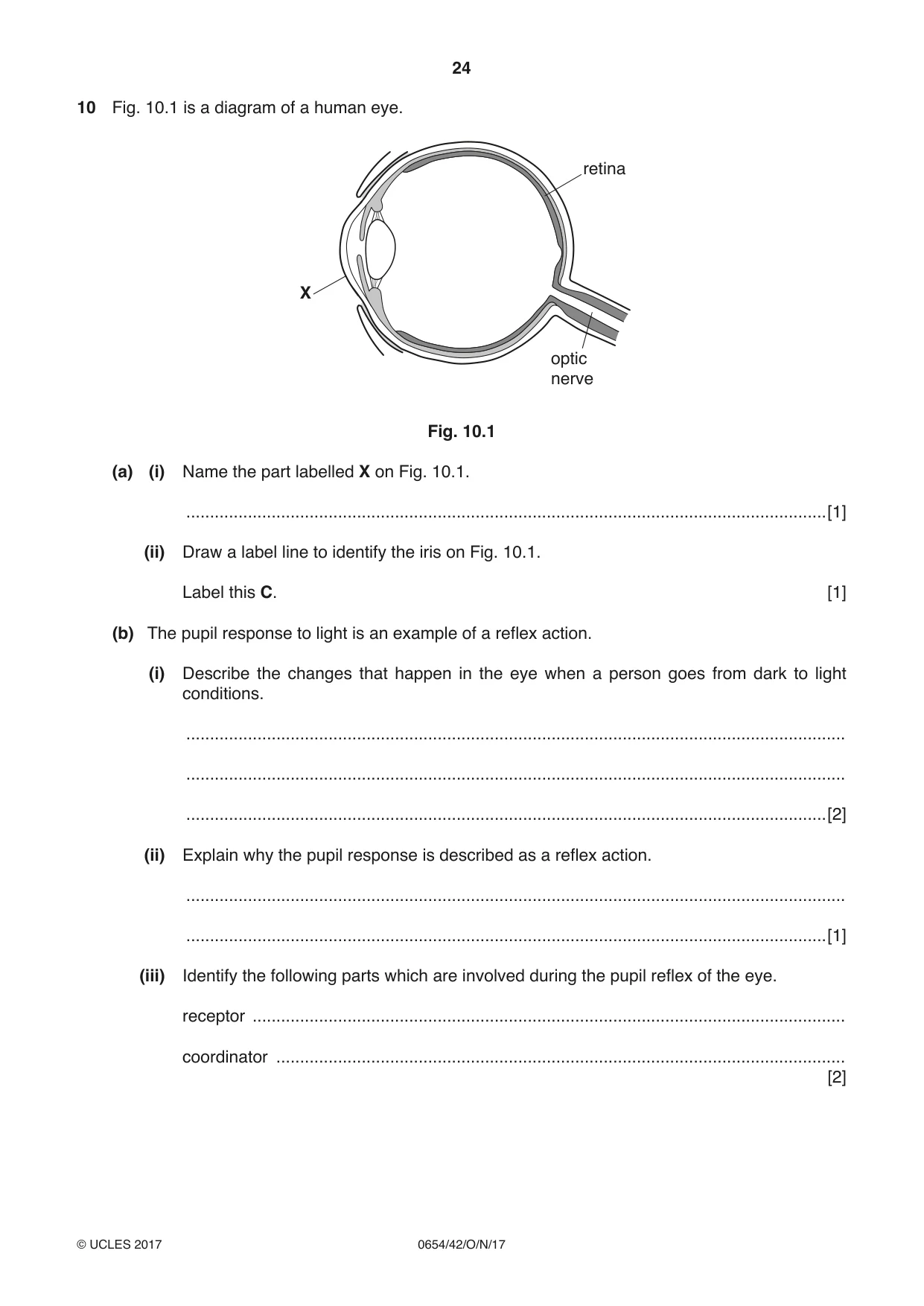 Cambridge IGCSE Sciences - Co-ordinated (Double) 0654 2017 Oct/Nov Paper 4 · Variant 2 question paper, page 24 of 32