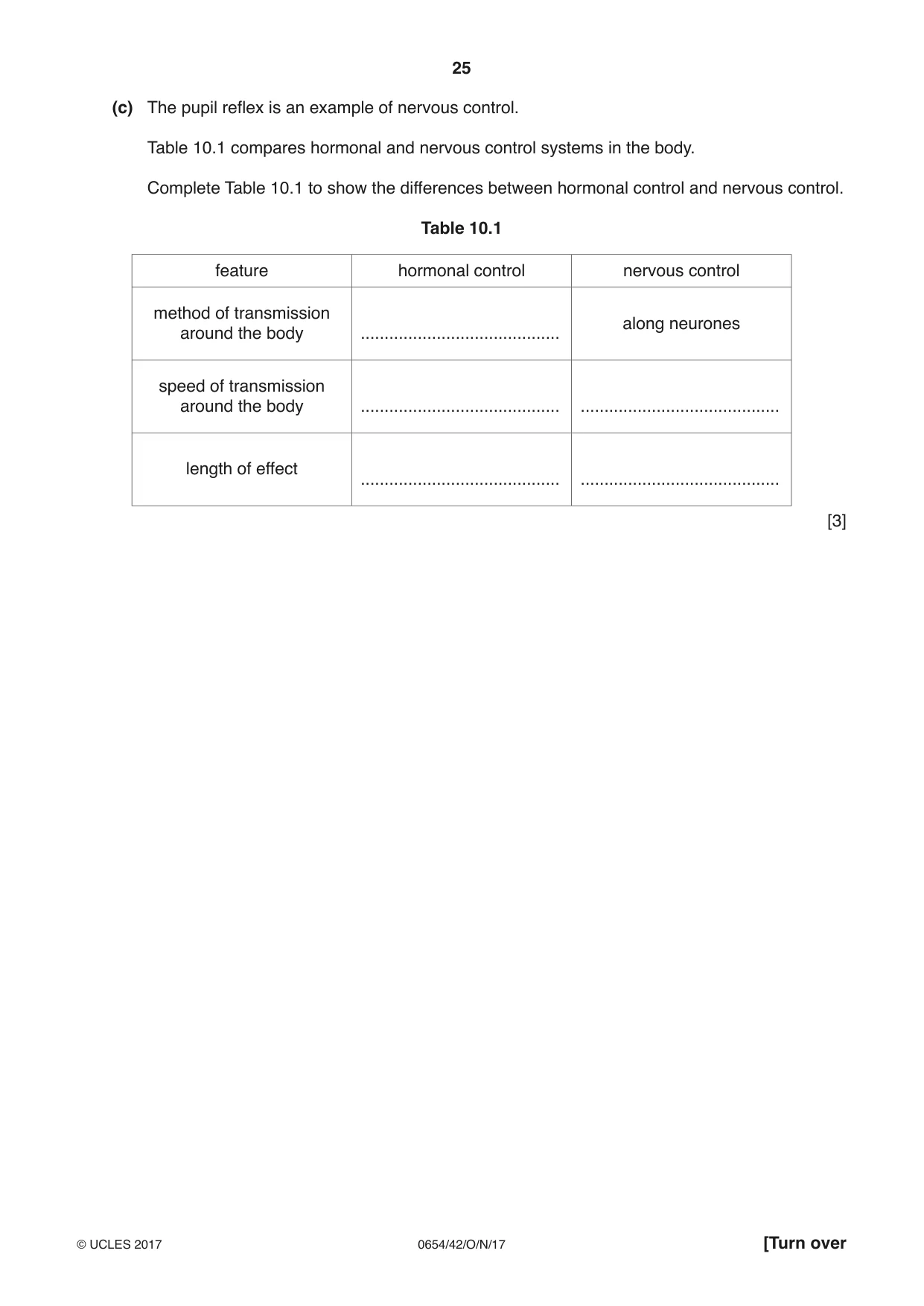 Cambridge IGCSE Sciences - Co-ordinated (Double) 0654 2017 Oct/Nov Paper 4 · Variant 2 question paper, page 25 of 32