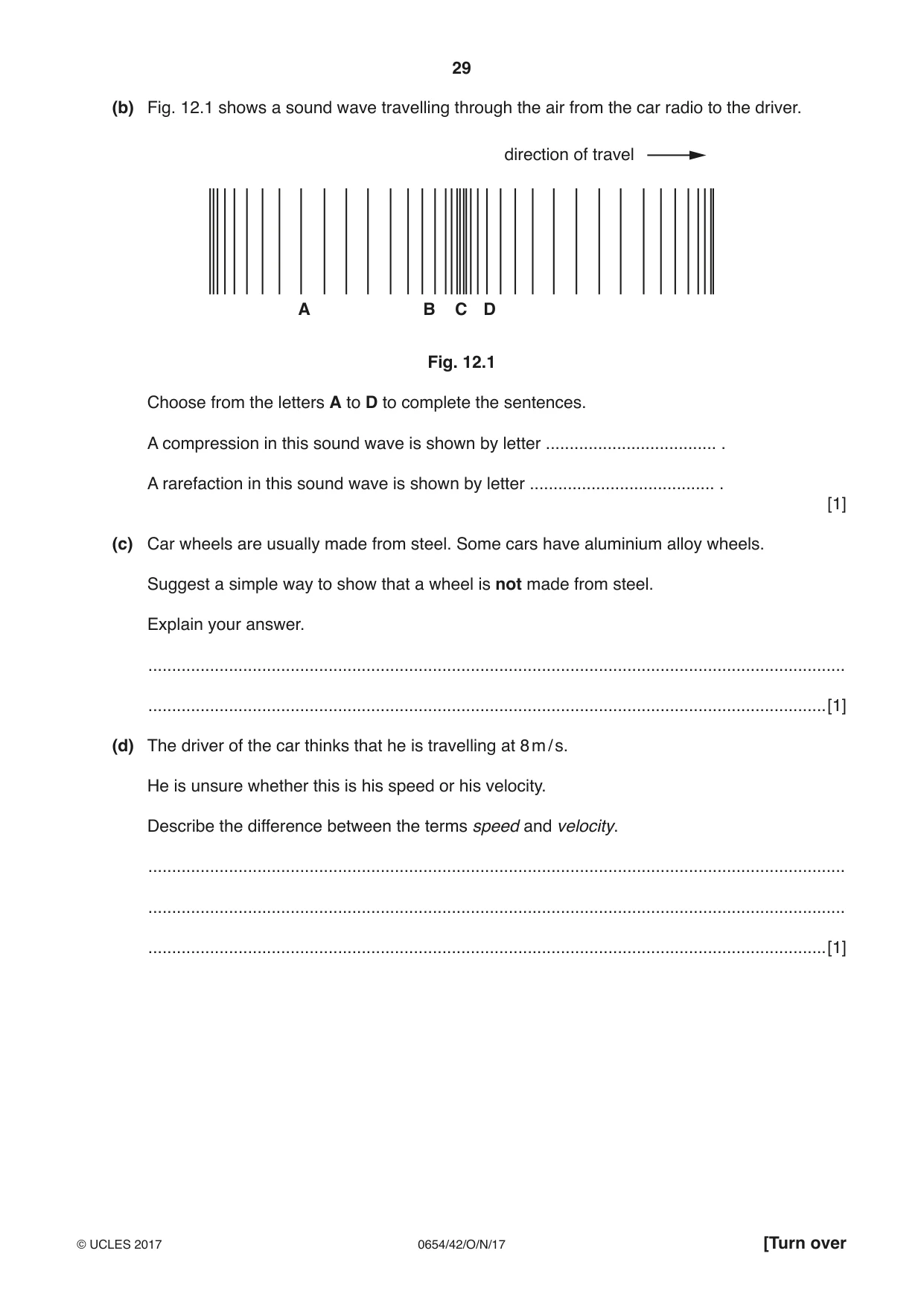 Cambridge IGCSE Sciences - Co-ordinated (Double) 0654 2017 Oct/Nov Paper 4 · Variant 2 question paper, page 29 of 32