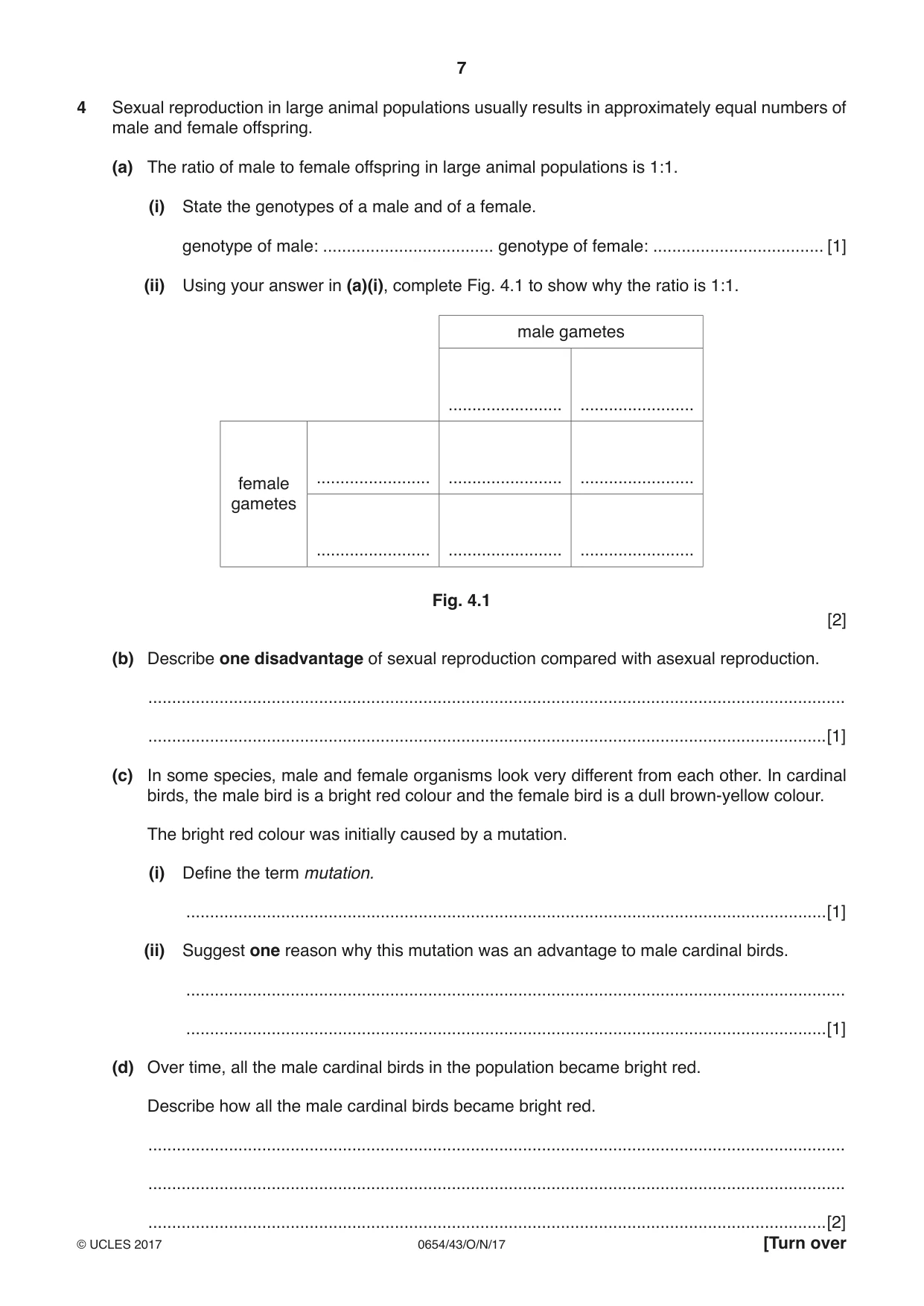 Cambridge IGCSE Sciences - Co-ordinated (Double) 0654 2017 Oct/Nov Paper 4 · Variant 3 question paper, page 7 of 32