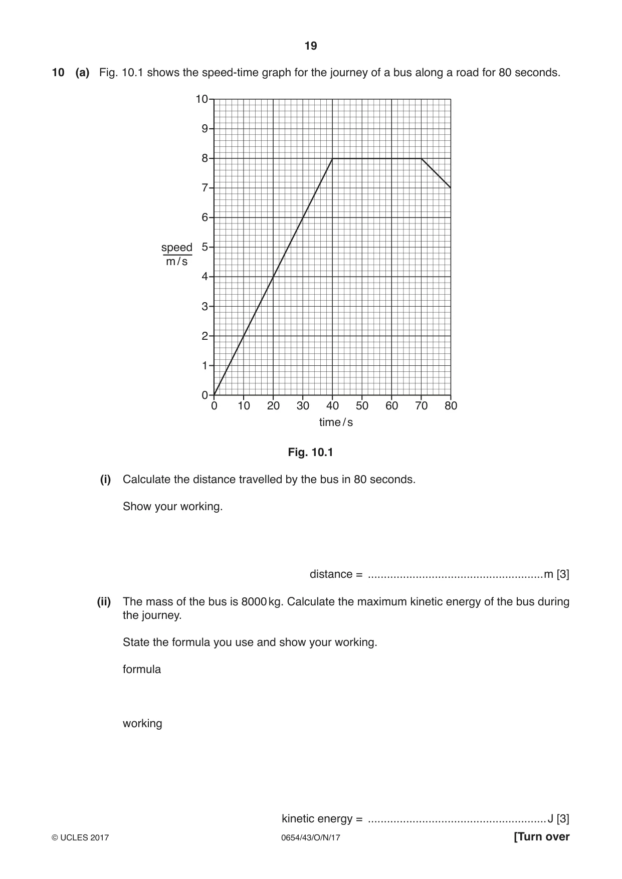 Cambridge IGCSE Sciences - Co-ordinated (Double) 0654 2017 Oct/Nov Paper 4 · Variant 3 question paper, page 19 of 32