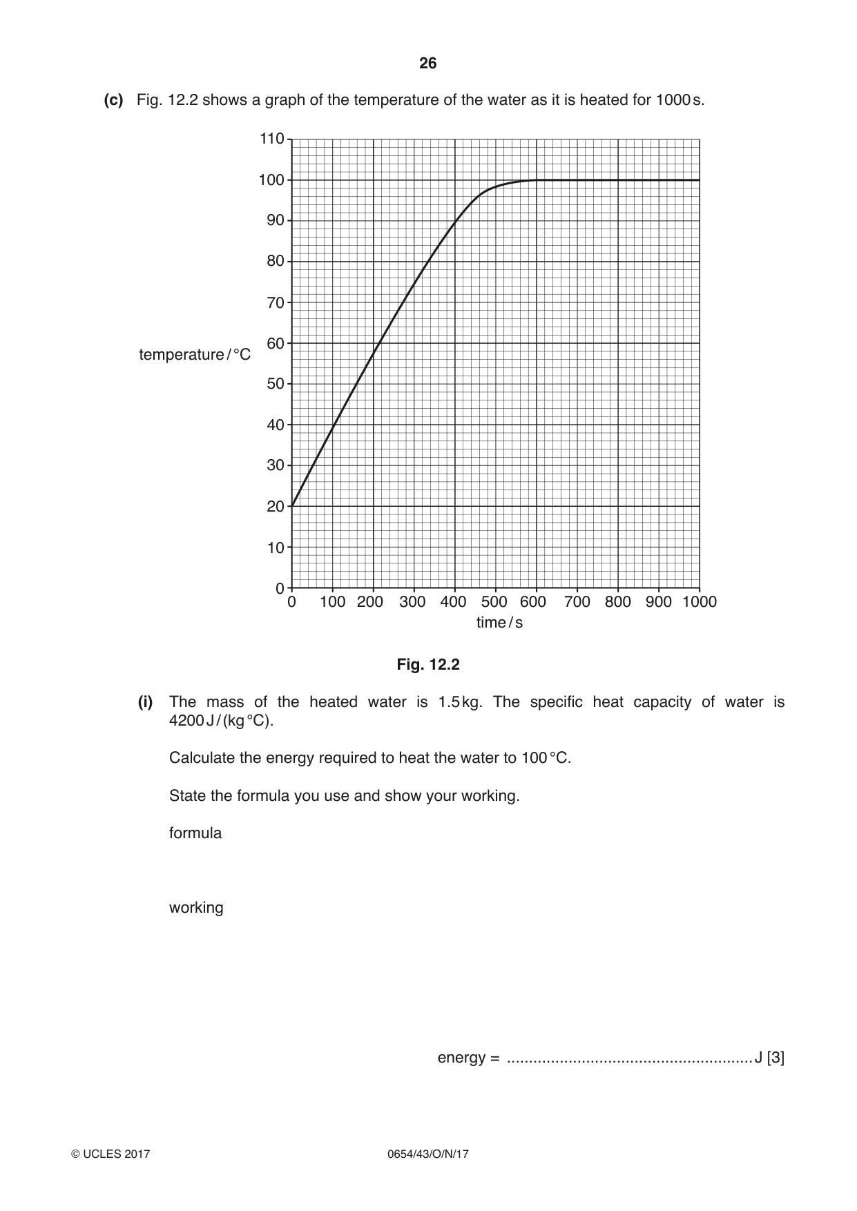 Cambridge IGCSE Sciences - Co-ordinated (Double) 0654 2017 Oct/Nov Paper 4 · Variant 3 question paper, page 26 of 32