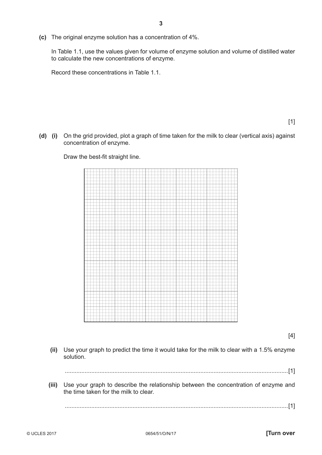 Cambridge IGCSE Sciences - Co-ordinated (Double) 0654 2017 Oct/Nov Paper 5 · Variant 1 question paper, page 3 of 12