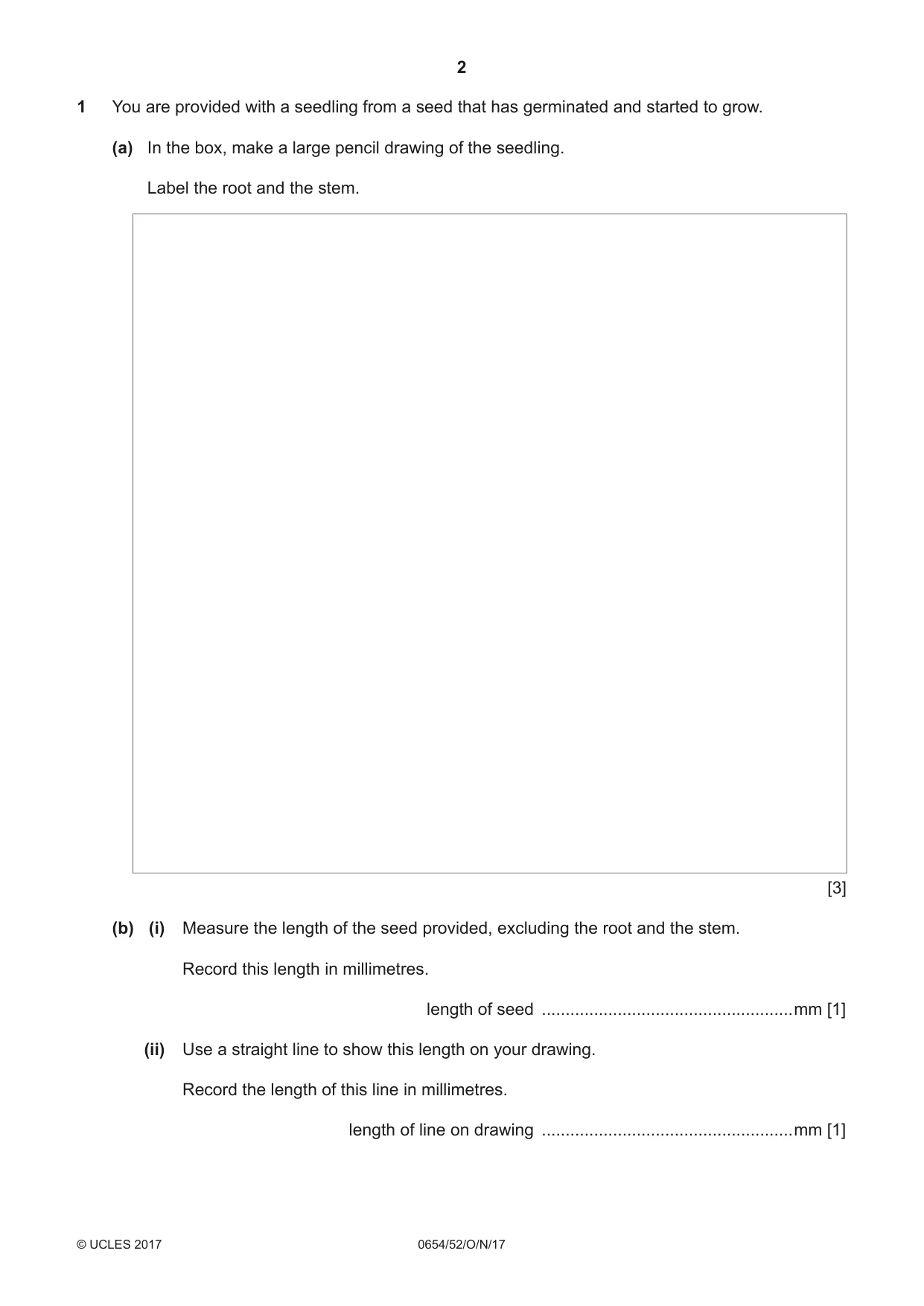 Cambridge IGCSE Sciences - Co-ordinated (Double) 0654 2017 Oct/Nov Paper 5 · Variant 2 question paper, page 2 of 12