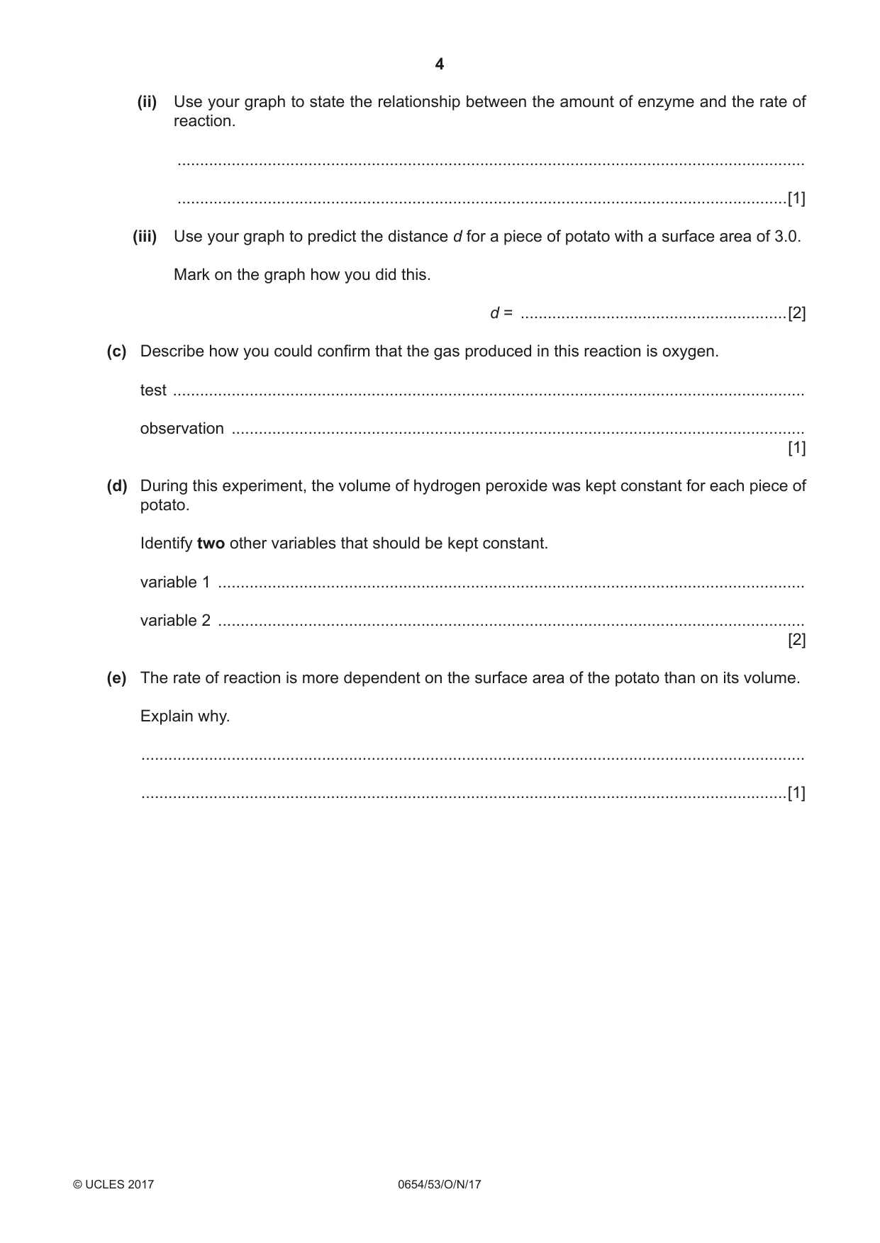 Cambridge IGCSE Sciences - Co-ordinated (Double) 0654 2017 Oct/Nov Paper 5 · Variant 3 question paper, page 4 of 12