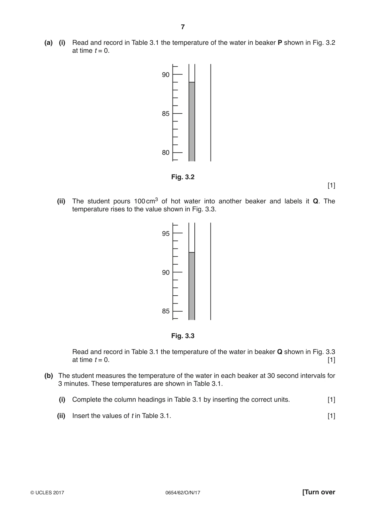 Cambridge IGCSE Sciences - Co-ordinated (Double) 0654 2017 Oct/Nov Paper 6 · Variant 2 question paper, page 7 of 20