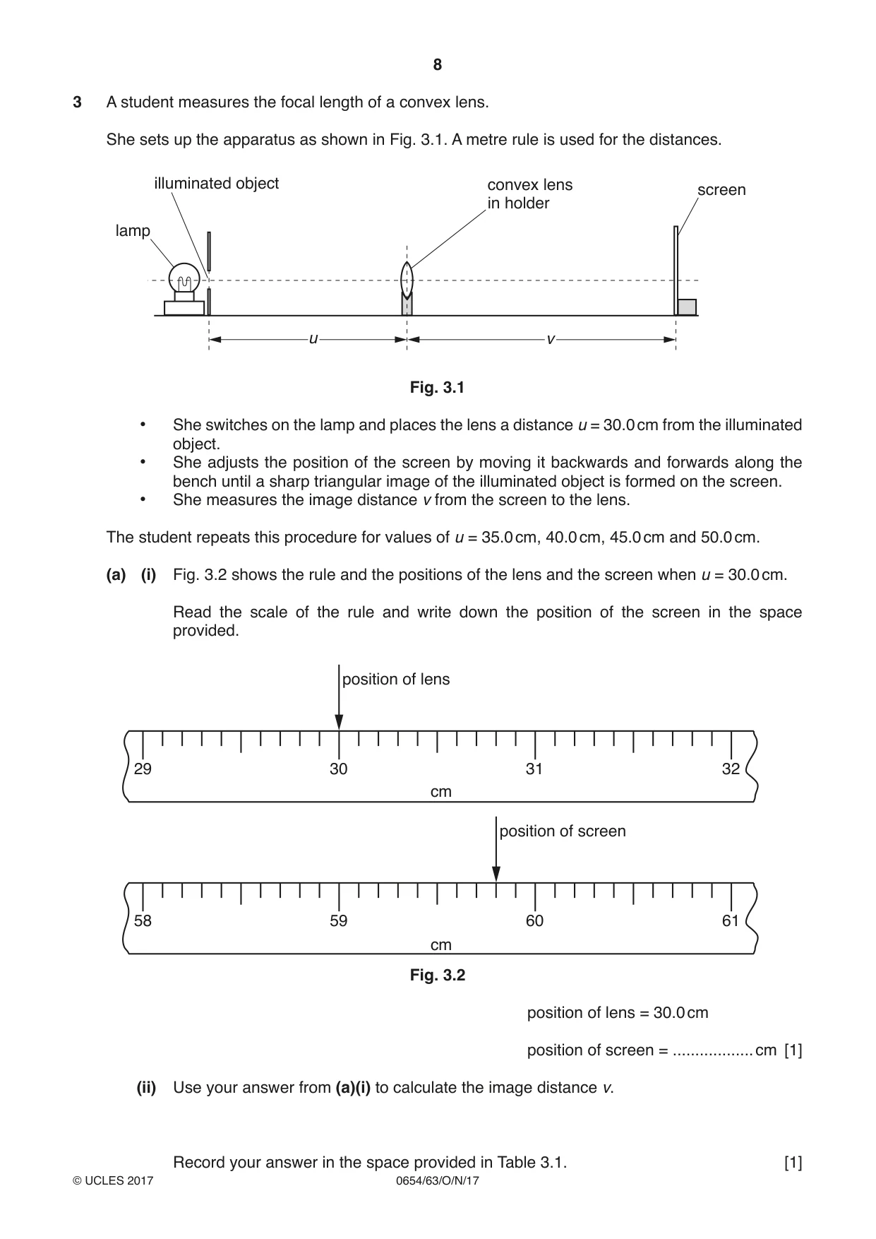 Cambridge IGCSE Sciences - Co-ordinated (Double) 0654 2017 Oct/Nov Paper 6 · Variant 3 question paper, page 8 of 20