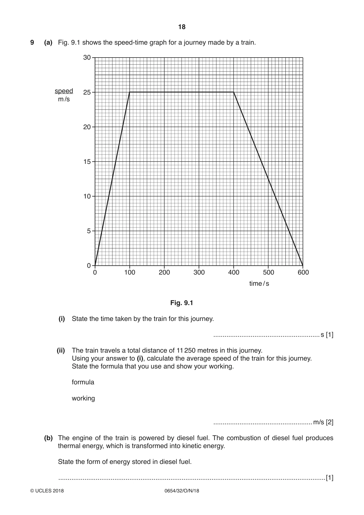 Cambridge IGCSE Sciences - Co-ordinated (Double) 0654 2018 Oct/Nov Paper 3 · Variant 2 question paper, page 18 of 28