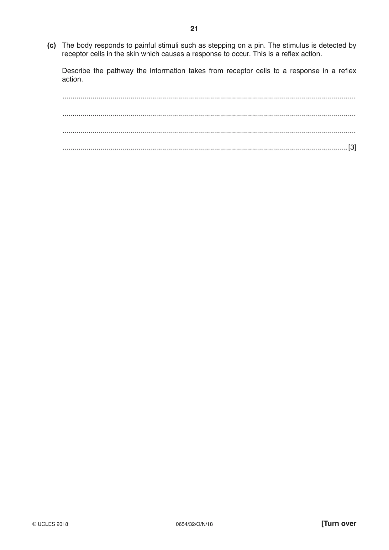Cambridge IGCSE Sciences - Co-ordinated (Double) 0654 2018 Oct/Nov Paper 3 · Variant 2 question paper, page 21 of 28