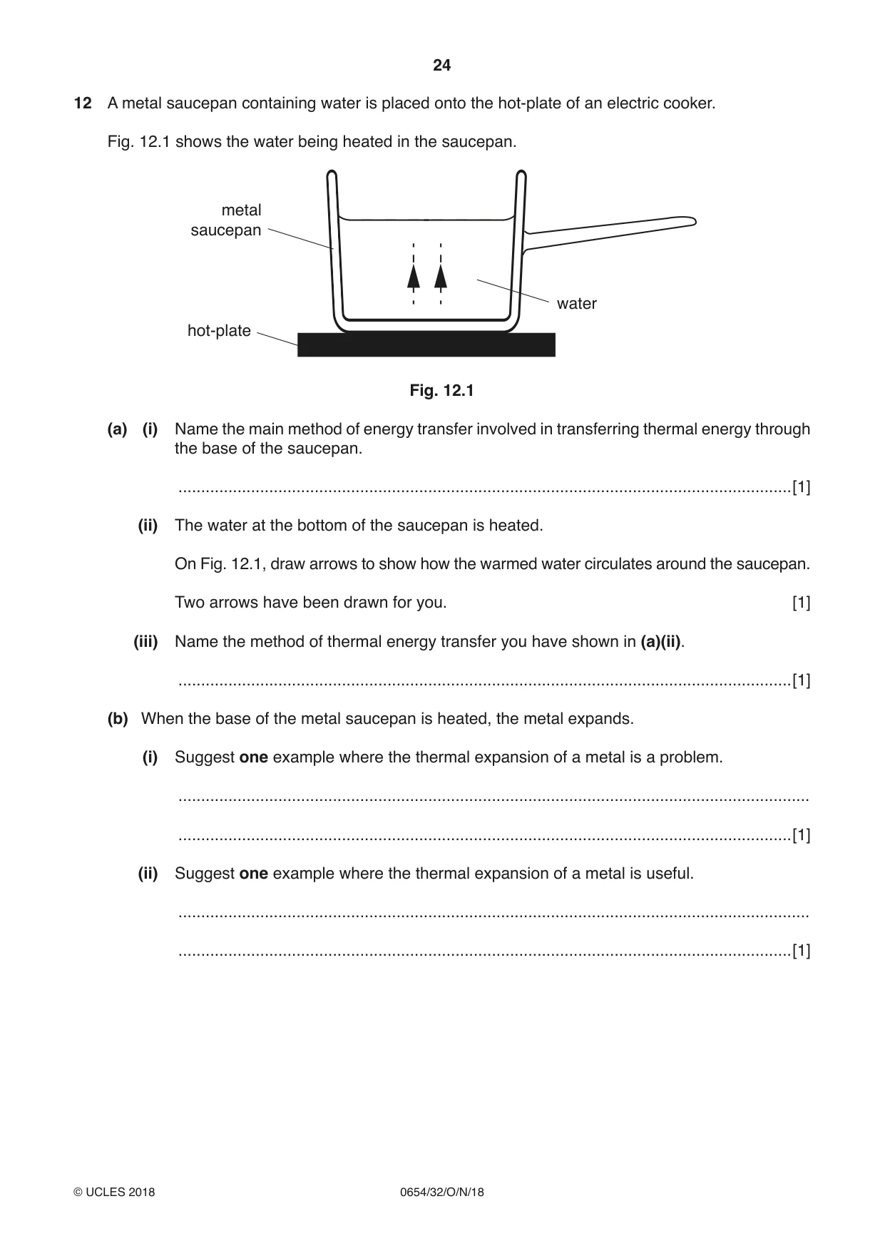 Cambridge IGCSE Sciences - Co-ordinated (Double) 0654 2018 Oct/Nov Paper 3 · Variant 2 question paper, page 24 of 28