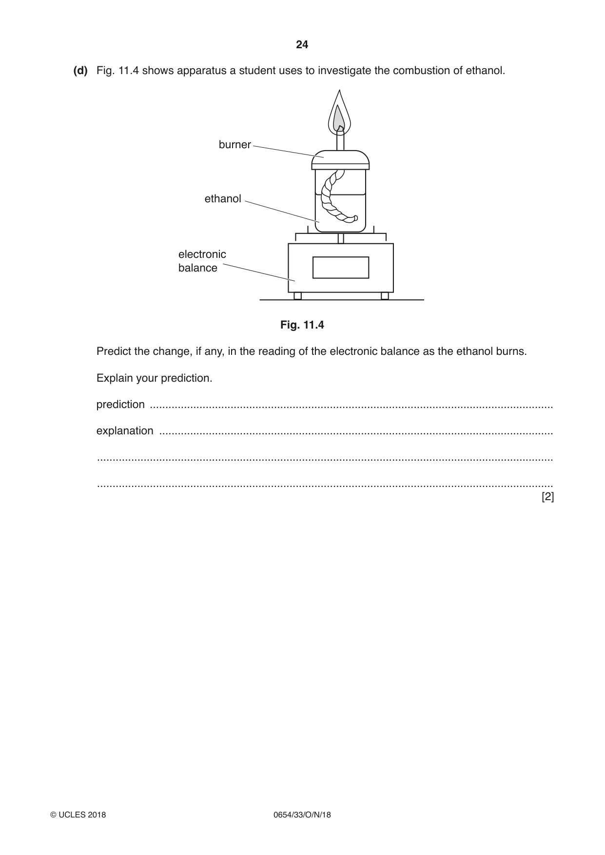 Cambridge IGCSE Sciences - Co-ordinated (Double) 0654 2018 Oct/Nov Paper 3 · Variant 3 question paper, page 24 of 28