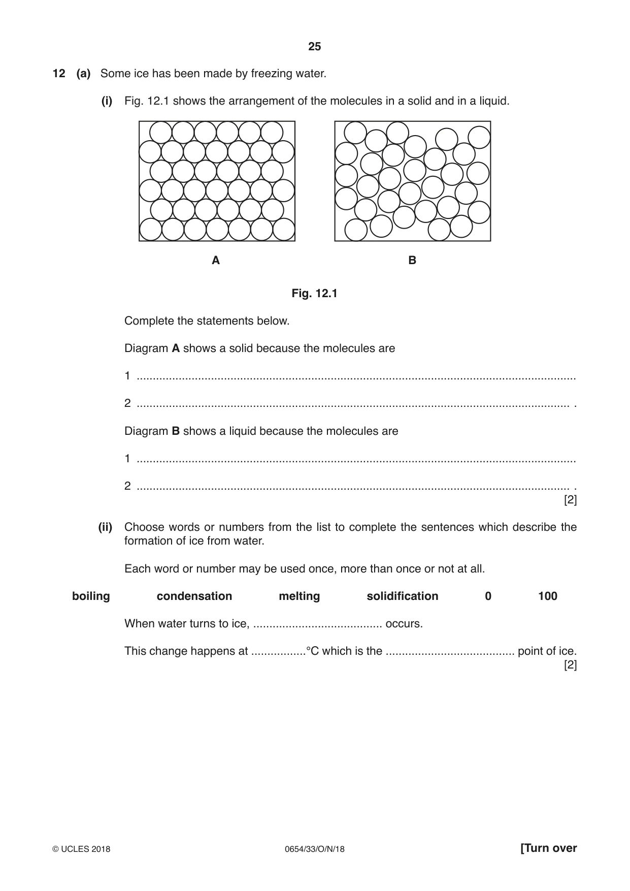 Cambridge IGCSE Sciences - Co-ordinated (Double) 0654 2018 Oct/Nov Paper 3 · Variant 3 question paper, page 25 of 28