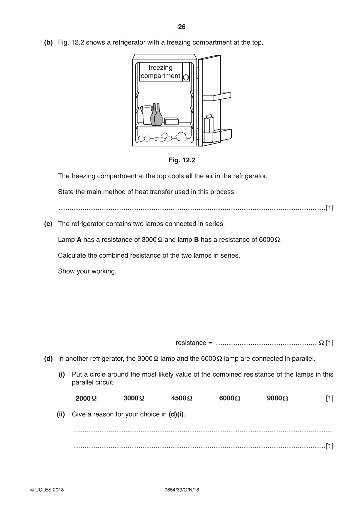 Cambridge IGCSE Sciences - Co-ordinated (Double) 0654 2018 Oct/Nov Paper 3 · Variant 3 question paper, page 26 of 28