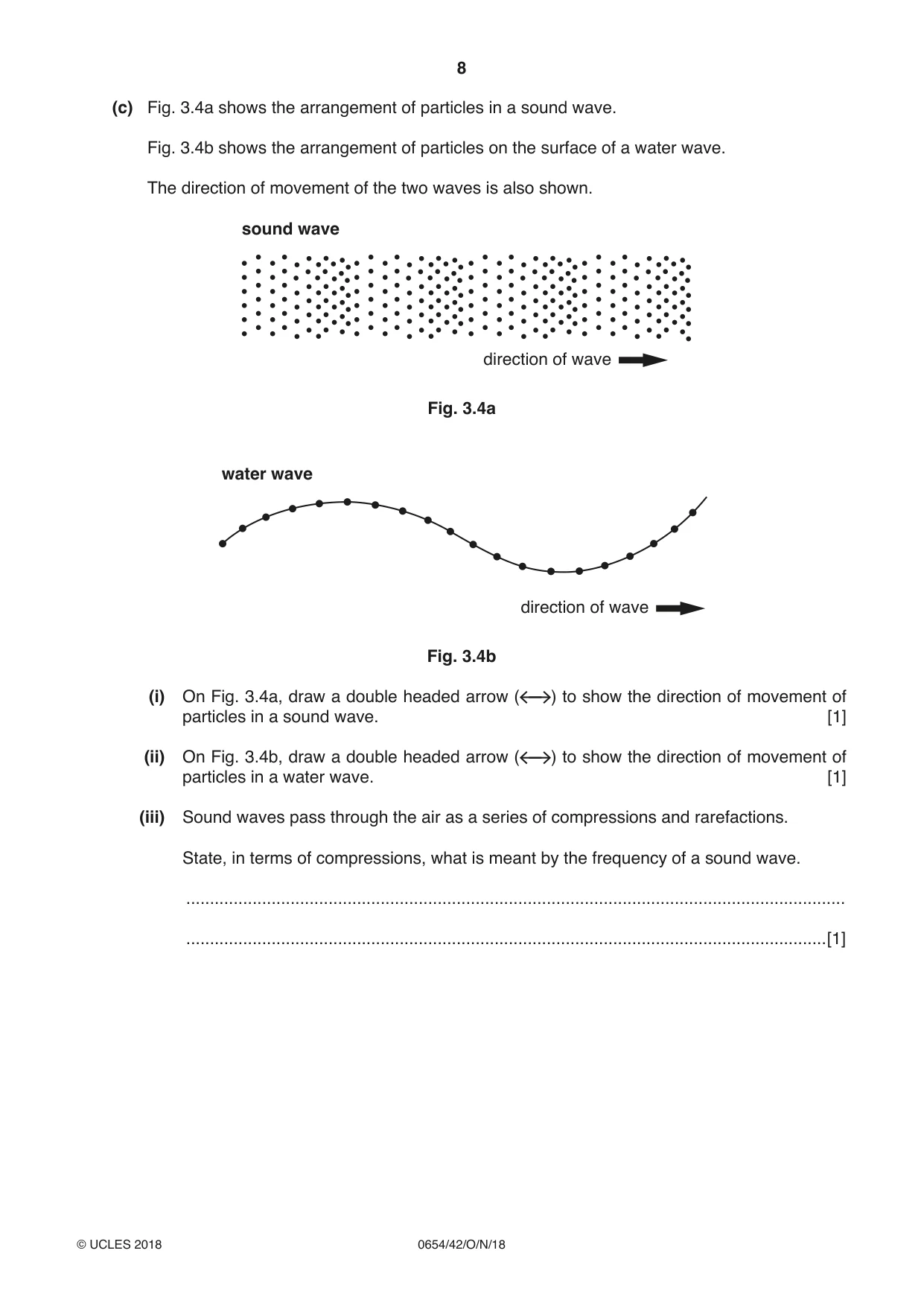 Cambridge IGCSE Sciences - Co-ordinated (Double) 0654 2018 Oct/Nov Paper 4 · Variant 2 question paper, page 8 of 36