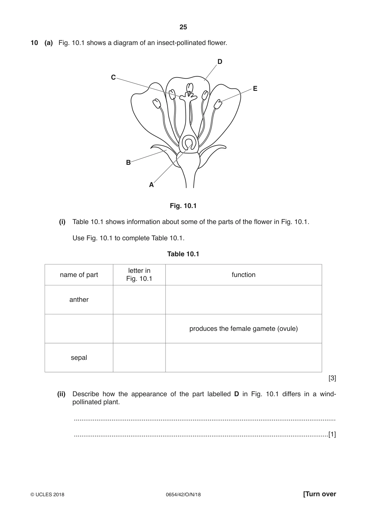 Cambridge IGCSE Sciences - Co-ordinated (Double) 0654 2018 Oct/Nov Paper 4 · Variant 2 question paper, page 25 of 36
