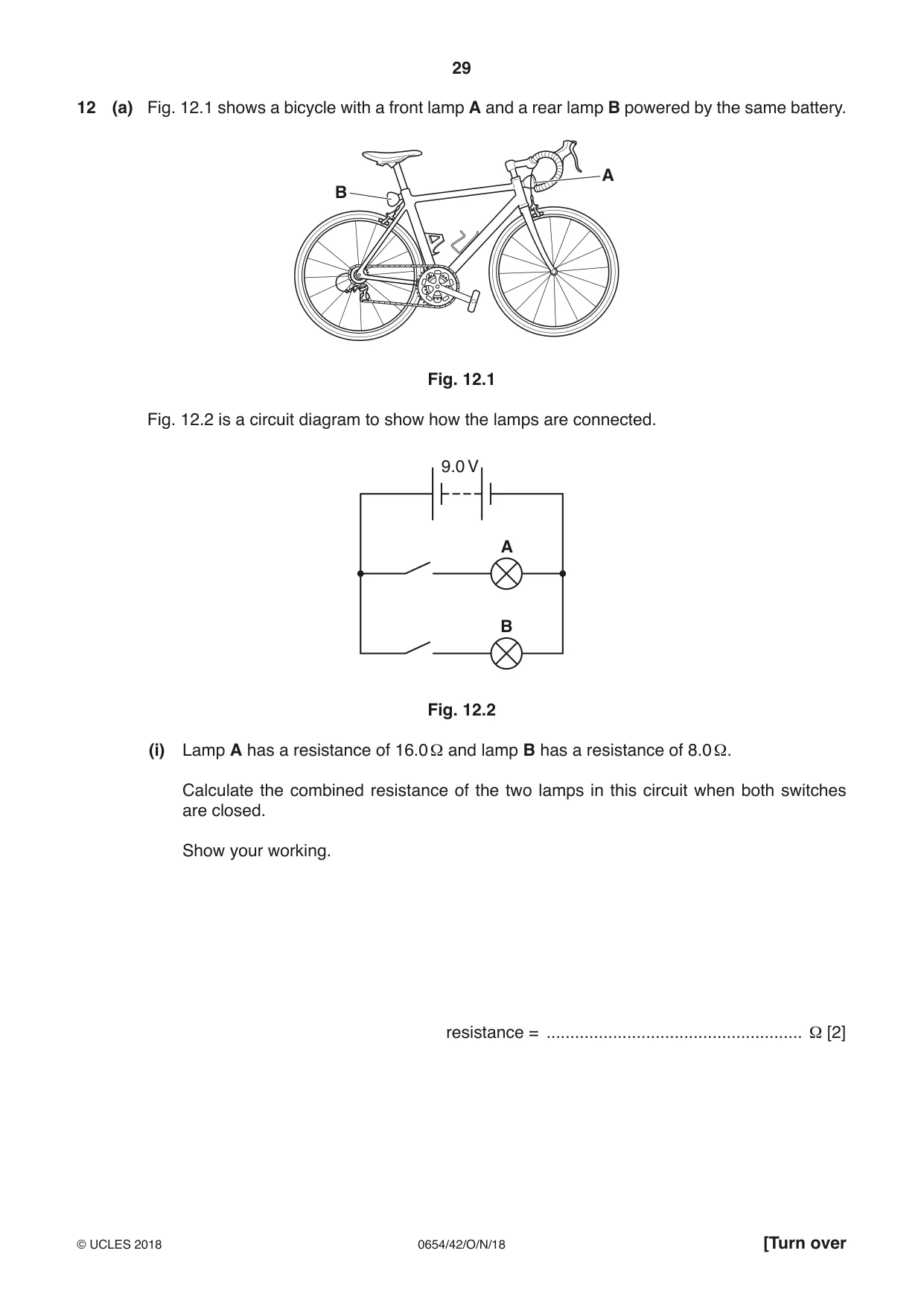 Cambridge IGCSE Sciences - Co-ordinated (Double) 0654 2018 Oct/Nov Paper 4 · Variant 2 question paper, page 29 of 36