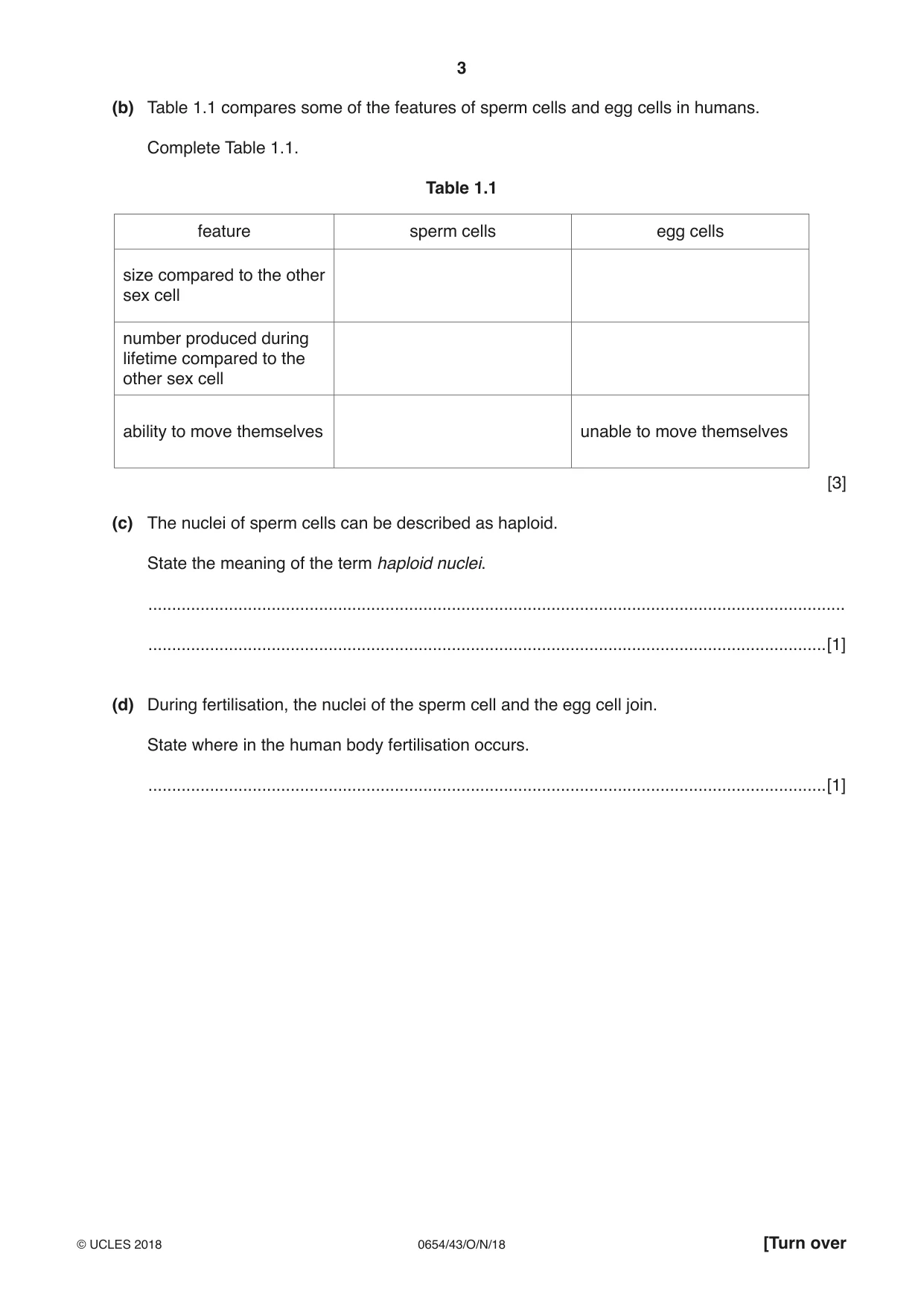 Cambridge IGCSE Sciences - Co-ordinated (Double) 0654 2018 Oct/Nov Paper 4 · Variant 3 question paper, page 3 of 32