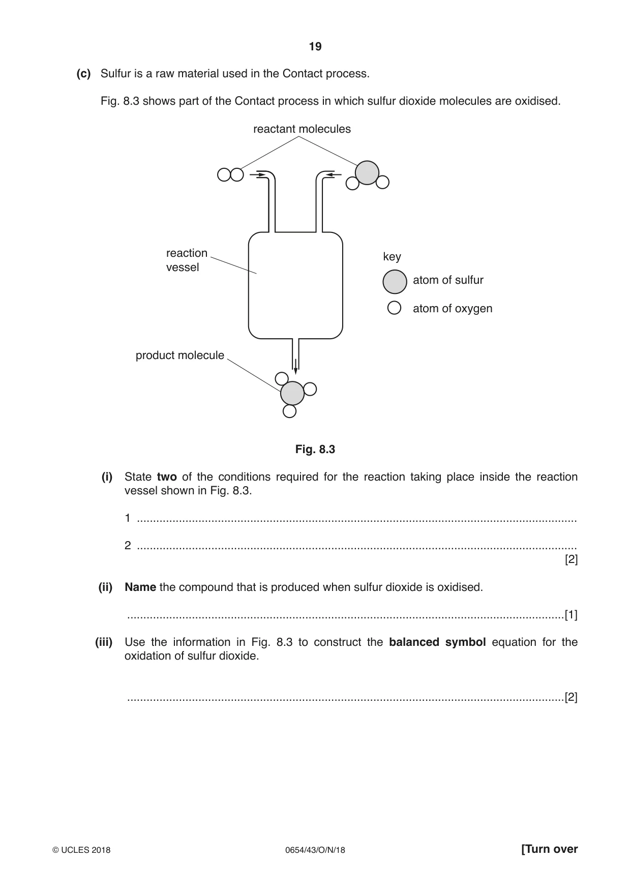Cambridge IGCSE Sciences - Co-ordinated (Double) 0654 2018 Oct/Nov Paper 4 · Variant 3 question paper, page 19 of 32