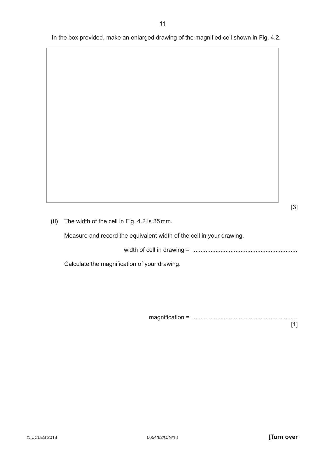 Cambridge IGCSE Sciences - Co-ordinated (Double) 0654 2018 Oct/Nov Paper 6 · Variant 2 question paper, page 11 of 20