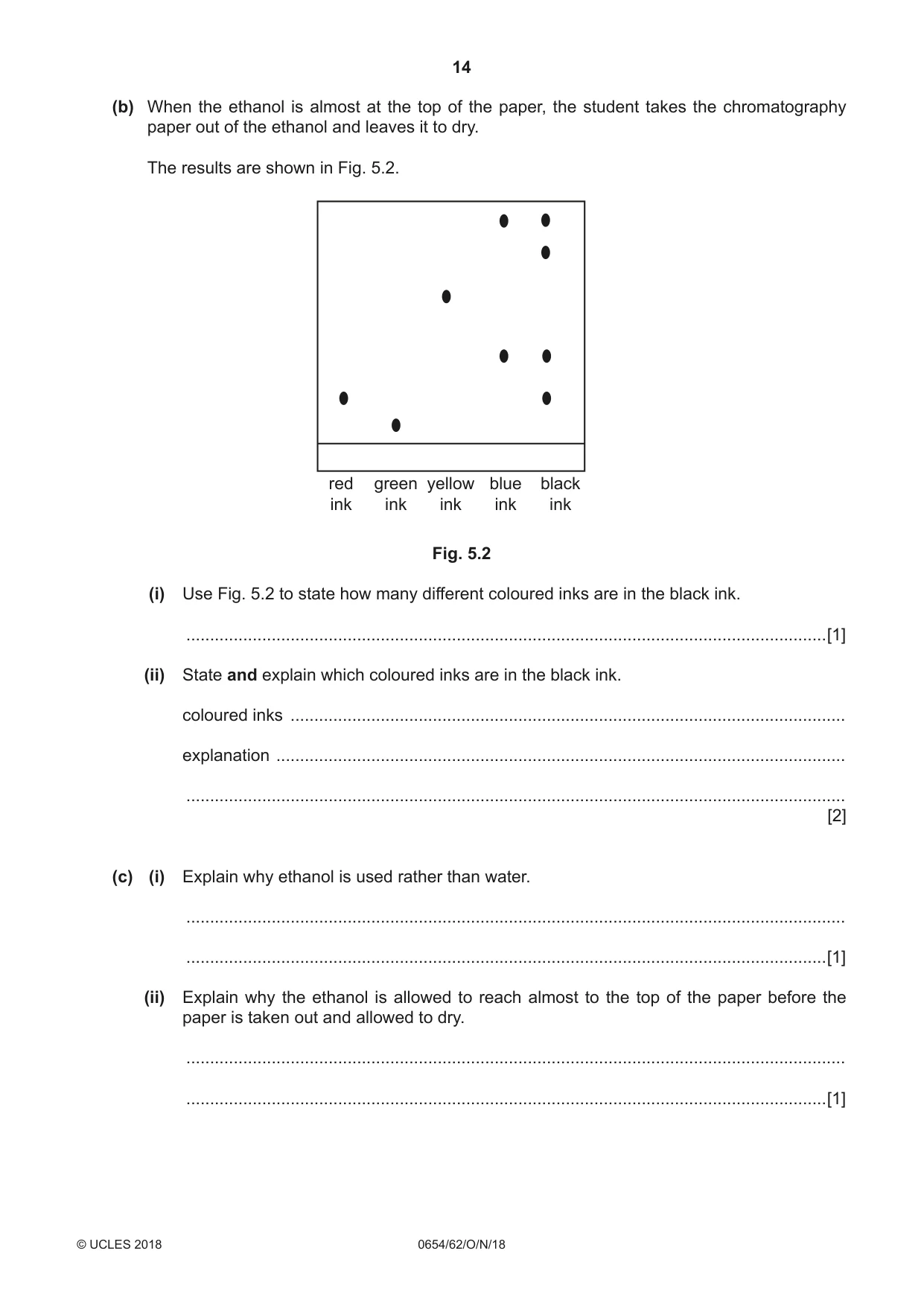 Cambridge IGCSE Sciences - Co-ordinated (Double) 0654 2018 Oct/Nov Paper 6 · Variant 2 question paper, page 14 of 20