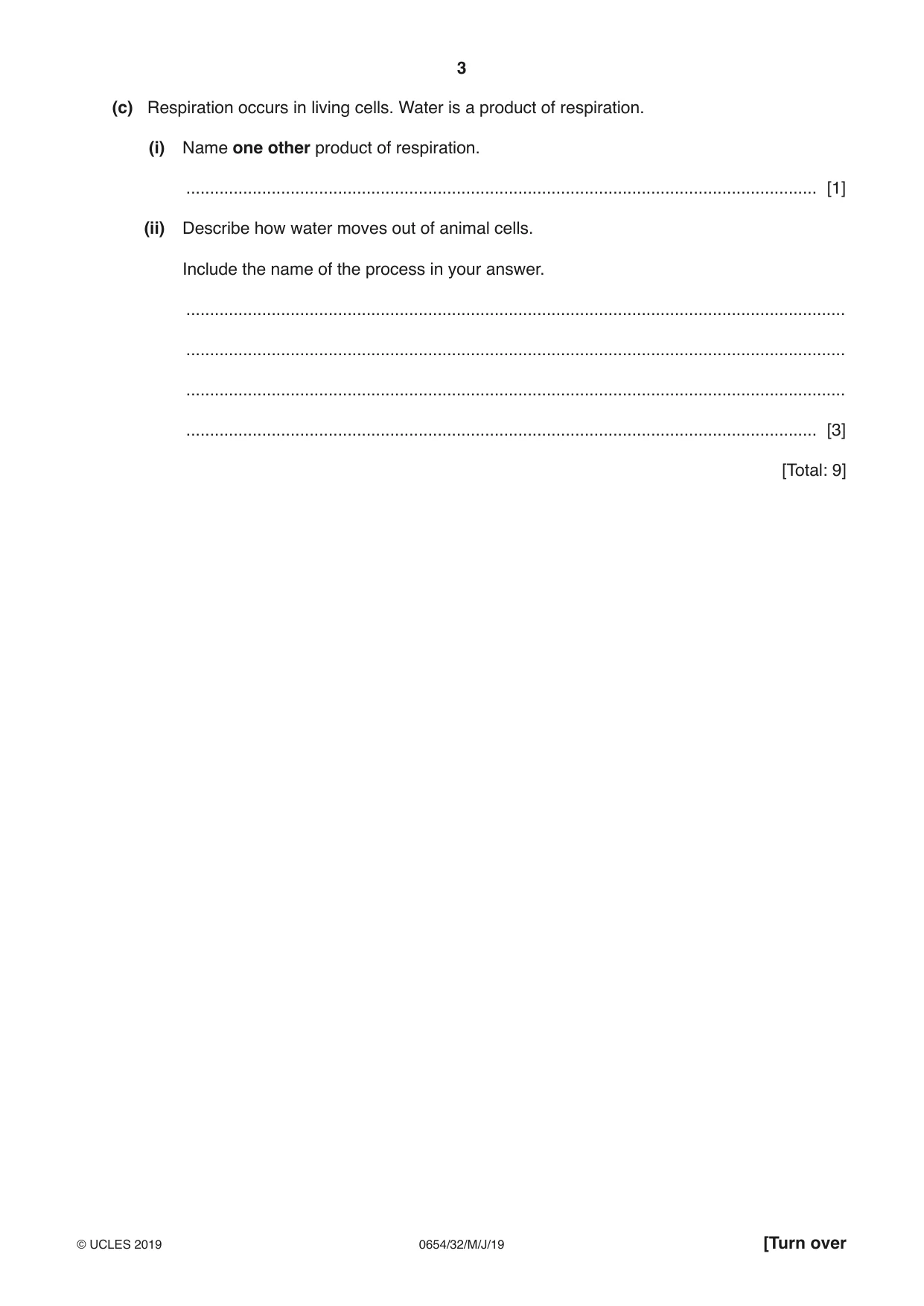 Cambridge IGCSE Sciences - Co-ordinated (Double) 0654 2019 May/June Paper 3 · Variant 2 question paper, page 3 of 36