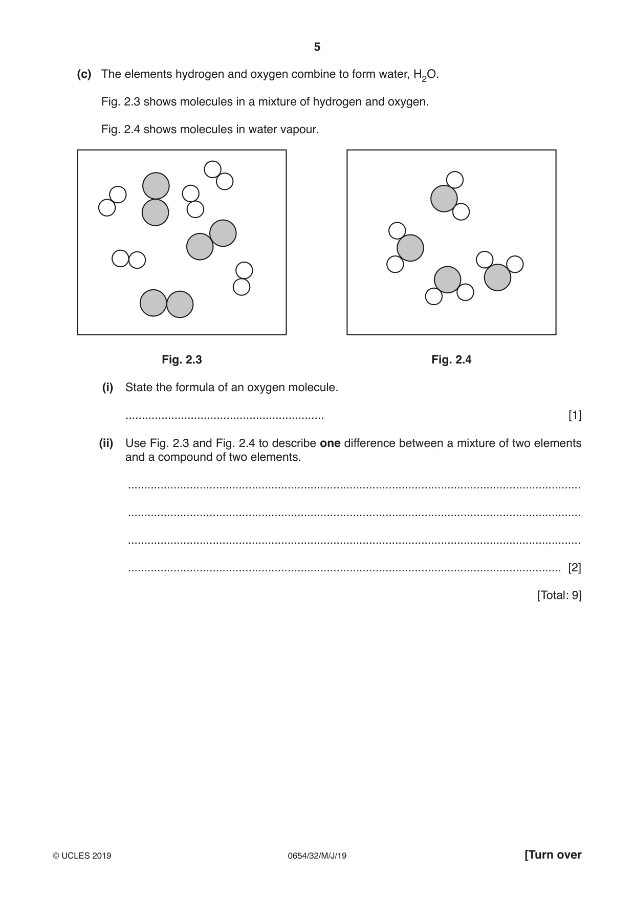 Cambridge IGCSE Sciences - Co-ordinated (Double) 0654 2019 May/June Paper 3 · Variant 2 question paper, page 5 of 36