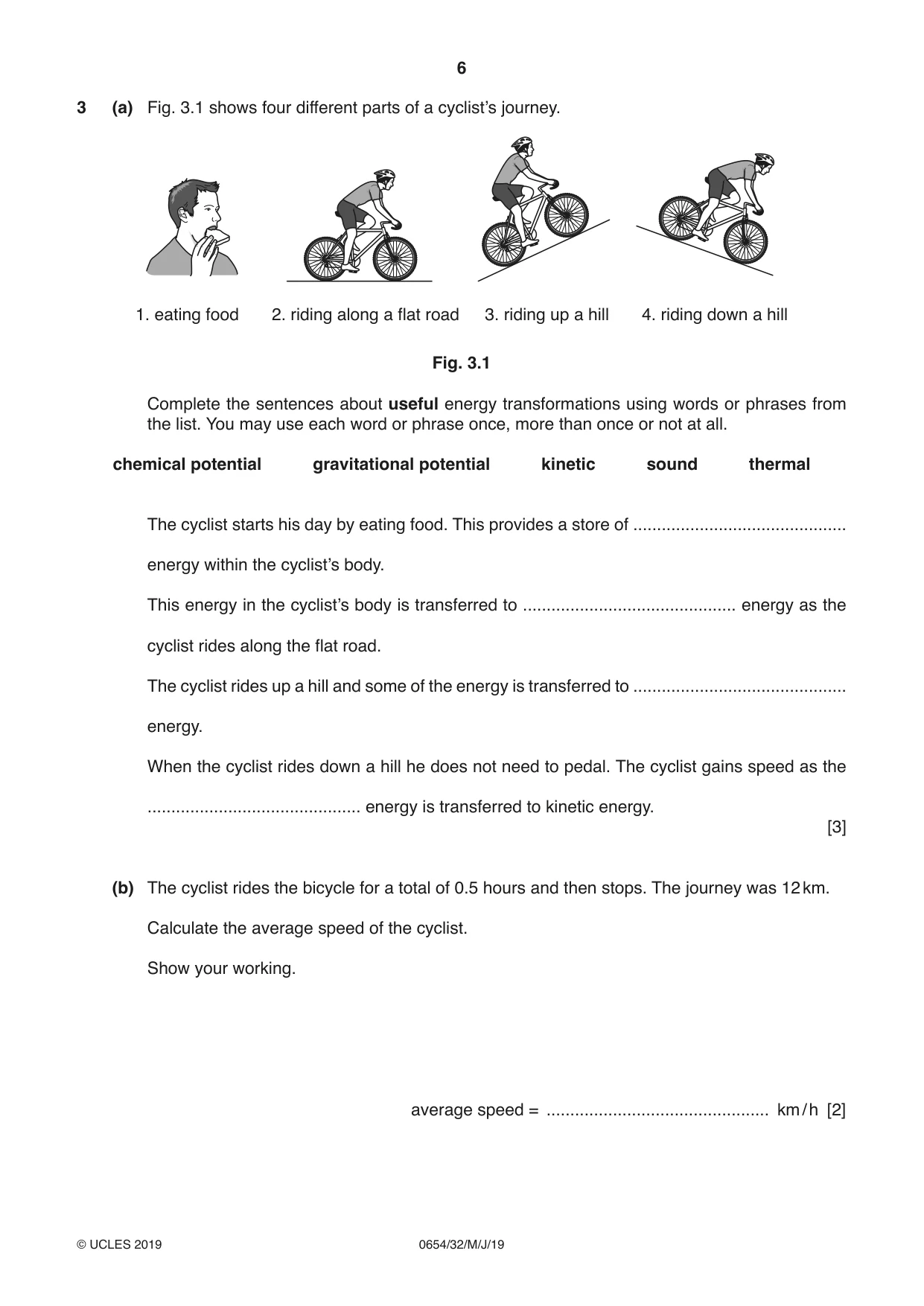 Cambridge IGCSE Sciences - Co-ordinated (Double) 0654 2019 May/June Paper 3 · Variant 2 question paper, page 6 of 36