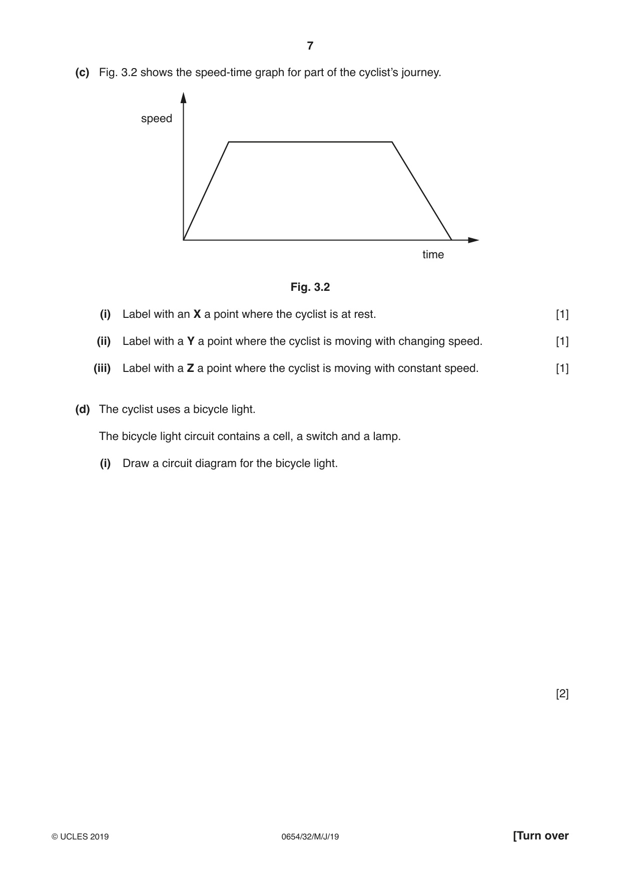 Cambridge IGCSE Sciences - Co-ordinated (Double) 0654 2019 May/June Paper 3 · Variant 2 question paper, page 7 of 36