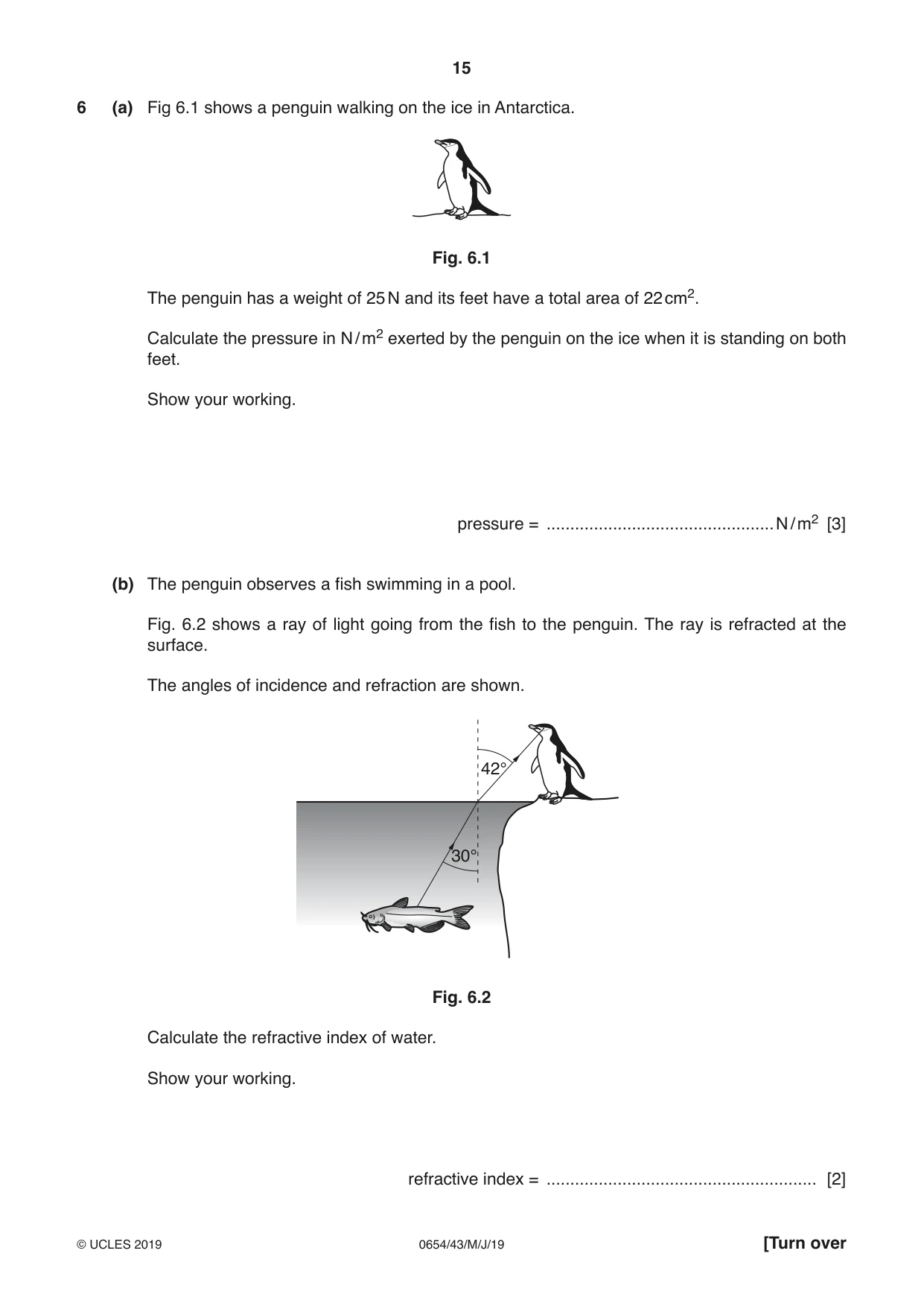 Cambridge IGCSE Sciences - Co-ordinated (Double) 0654 2019 May/June Paper 4 · Variant 3 question paper, page 15 of 32