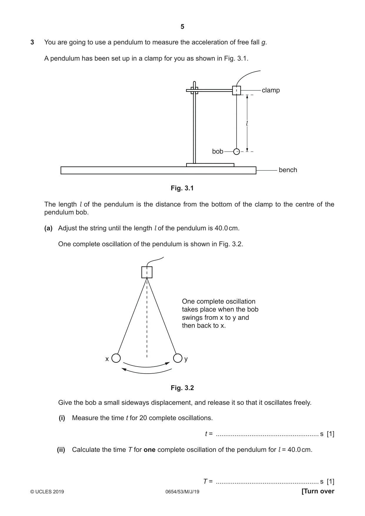 Cambridge IGCSE Sciences - Co-ordinated (Double) 0654 2019 May/June Paper 5 · Variant 3 question paper, page 5 of 16