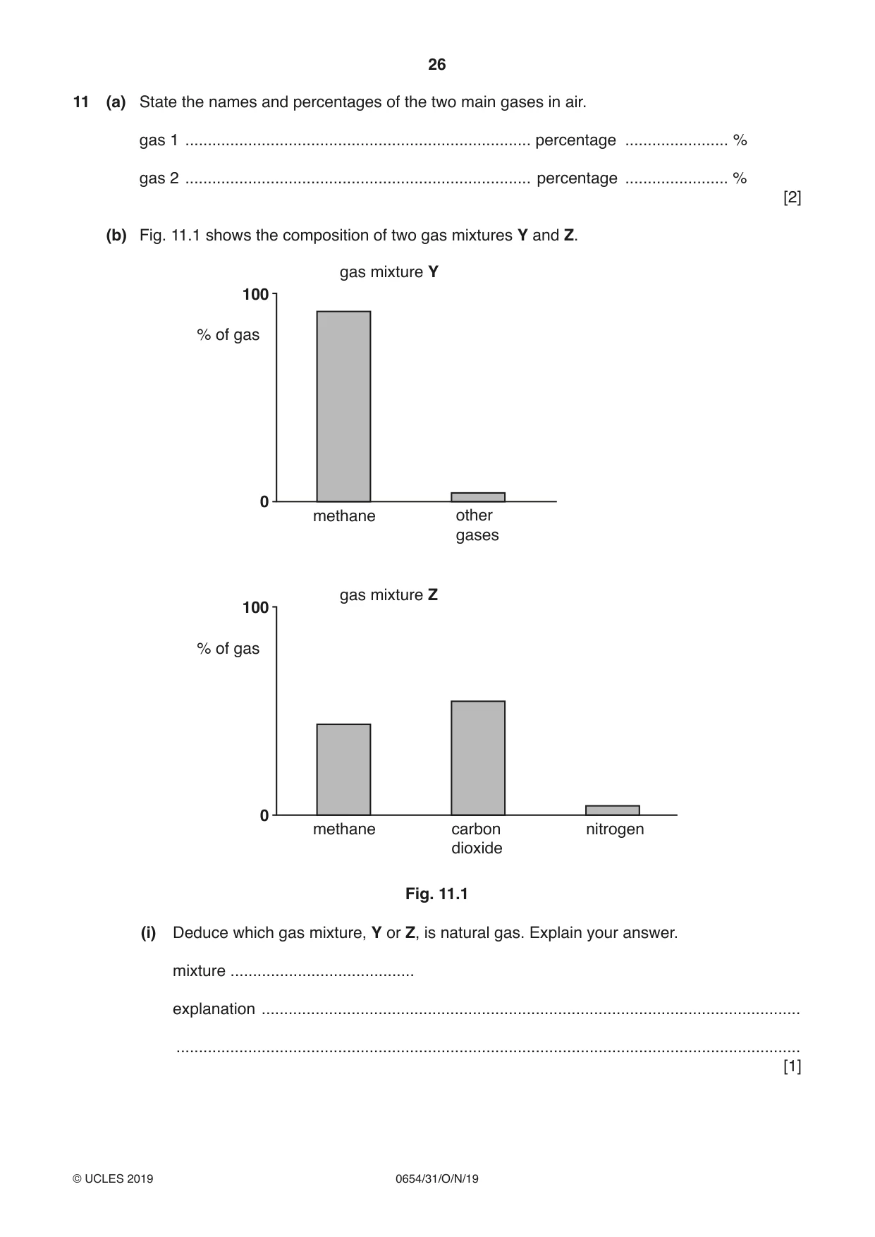 Cambridge IGCSE Sciences - Co-ordinated (Double) 0654 2019 Oct/Nov Paper 3 · Variant 1 question paper, page 26 of 32