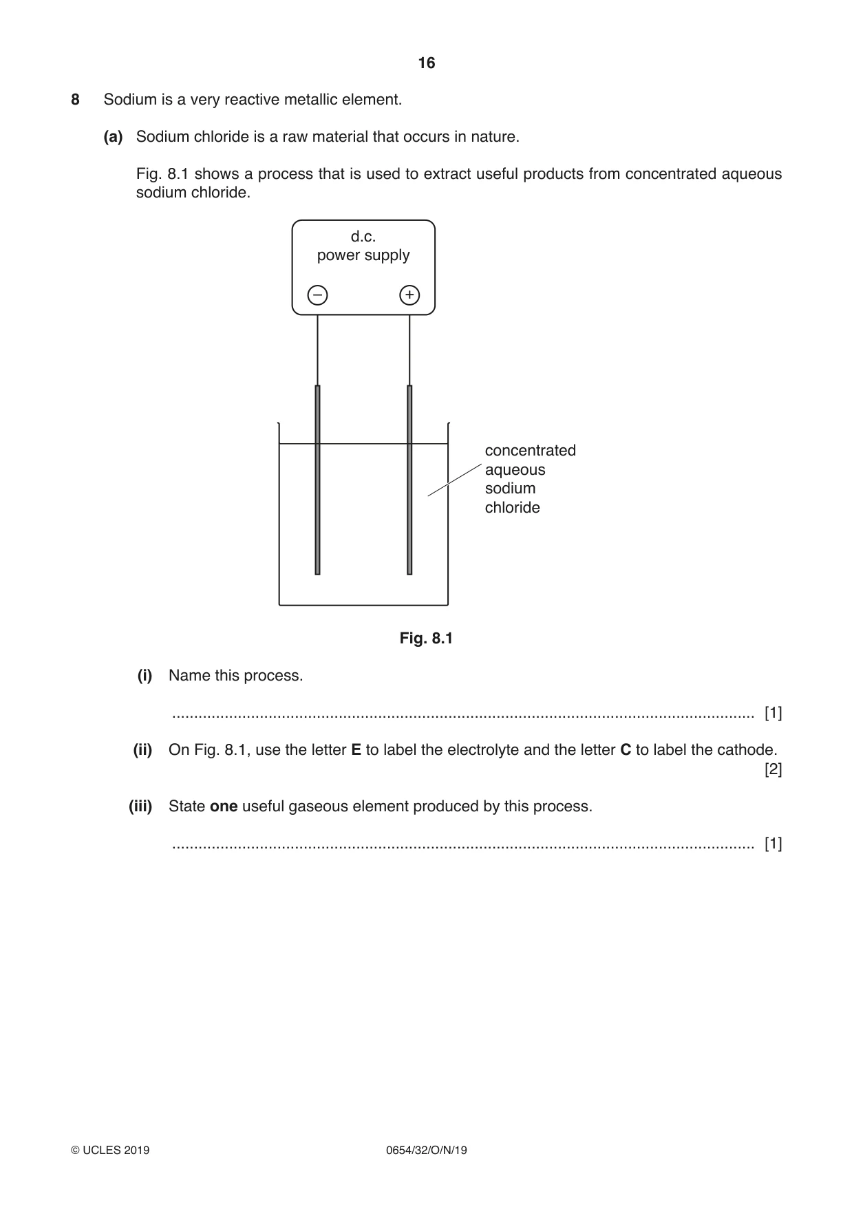 Cambridge IGCSE Sciences - Co-ordinated (Double) 0654 2019 Oct/Nov Paper 3 · Variant 2 question paper, page 16 of 32