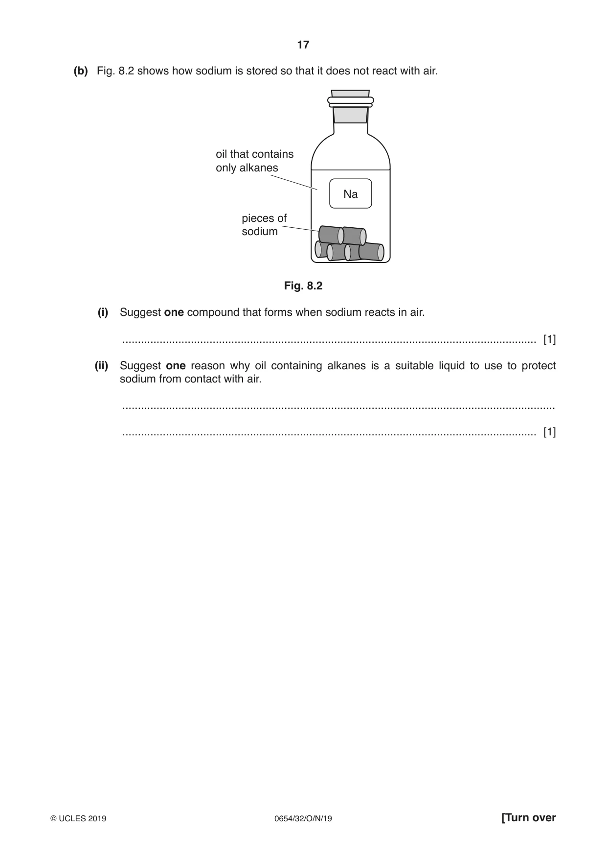 Cambridge IGCSE Sciences - Co-ordinated (Double) 0654 2019 Oct/Nov Paper 3 · Variant 2 question paper, page 17 of 32