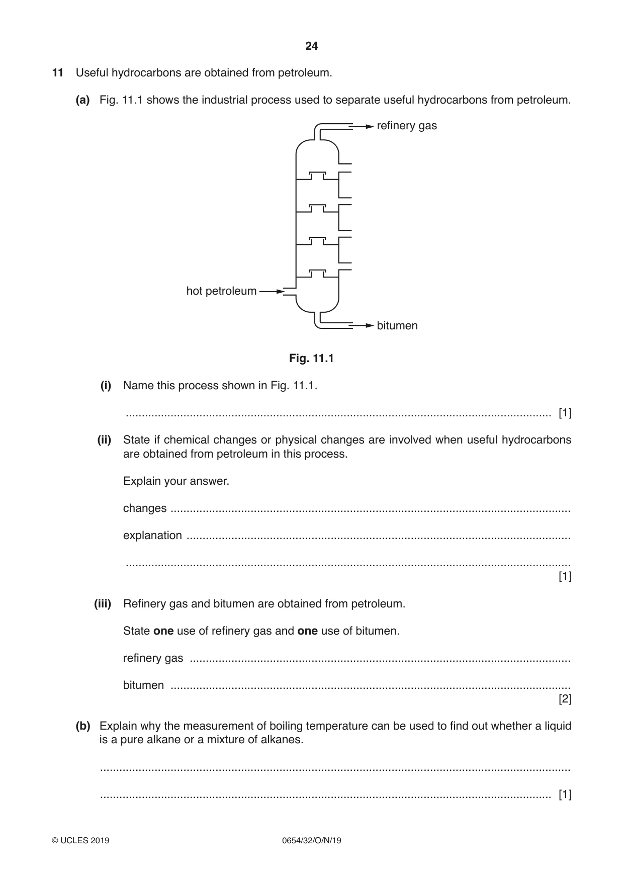 Cambridge IGCSE Sciences - Co-ordinated (Double) 0654 2019 Oct/Nov Paper 3 · Variant 2 question paper, page 24 of 32