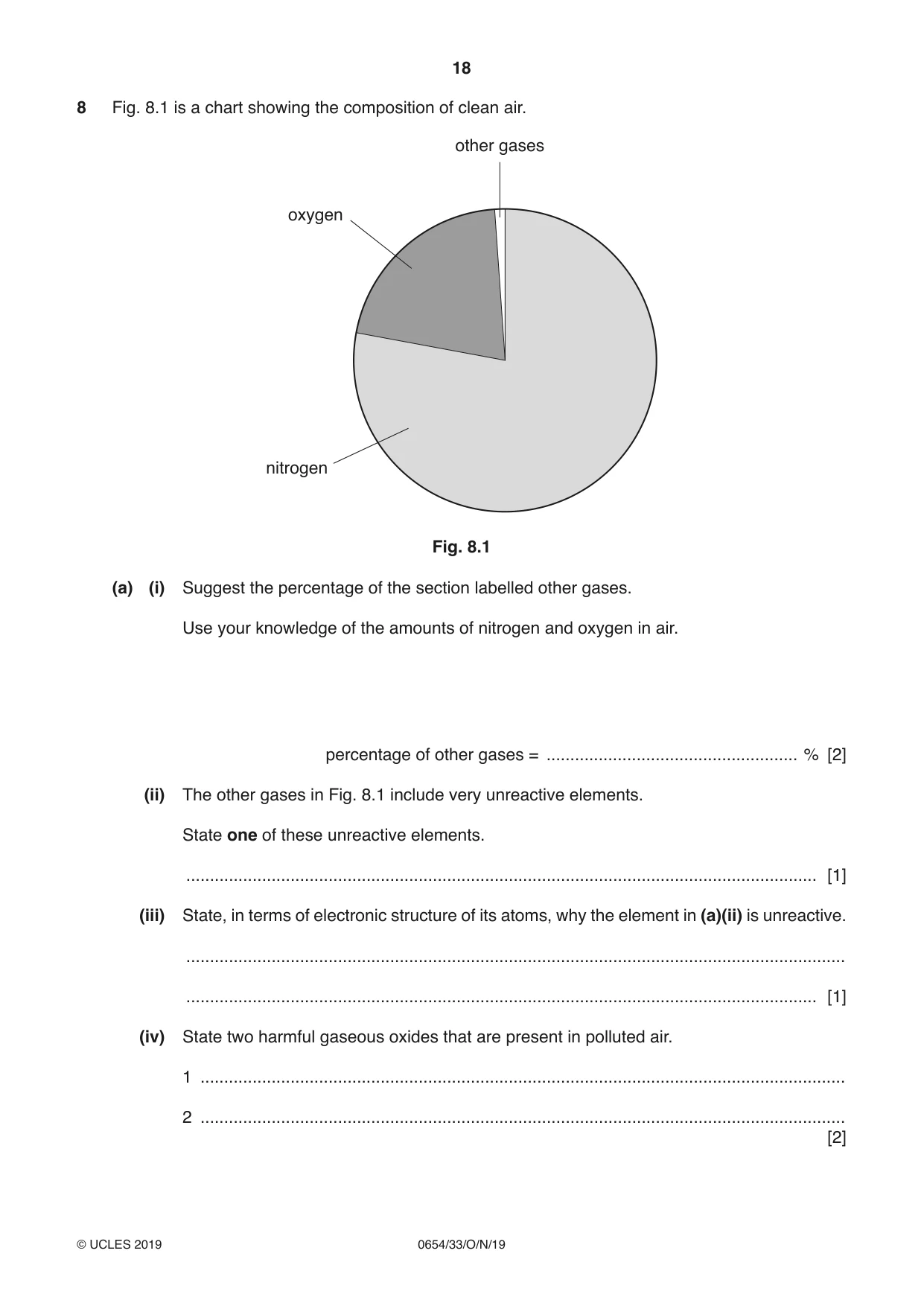 Cambridge IGCSE Sciences - Co-ordinated (Double) 0654 2019 Oct/Nov Paper 3 · Variant 3 question paper, page 18 of 32