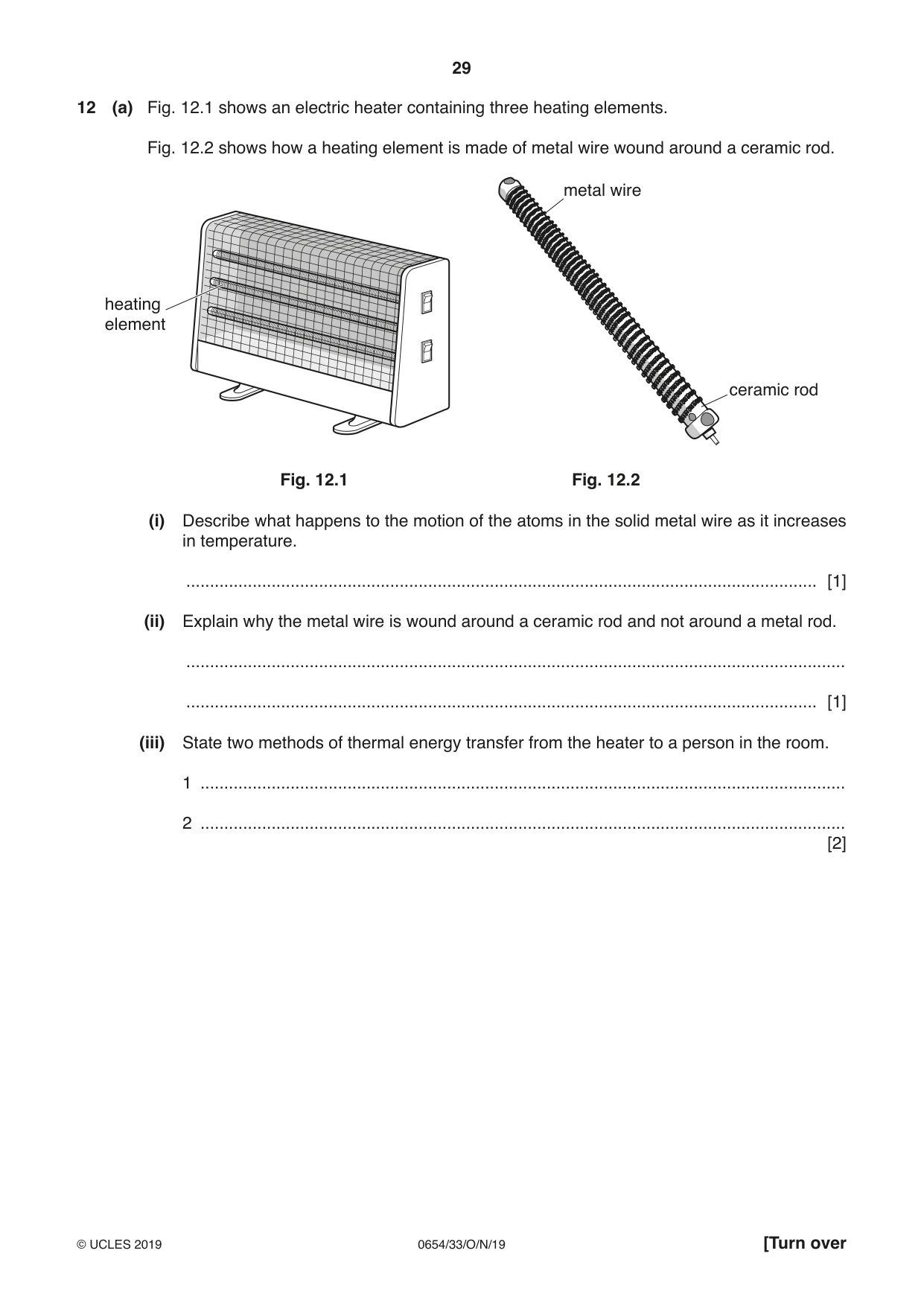 Cambridge IGCSE Sciences - Co-ordinated (Double) 0654 2019 Oct/Nov Paper 3 · Variant 3 question paper, page 29 of 32