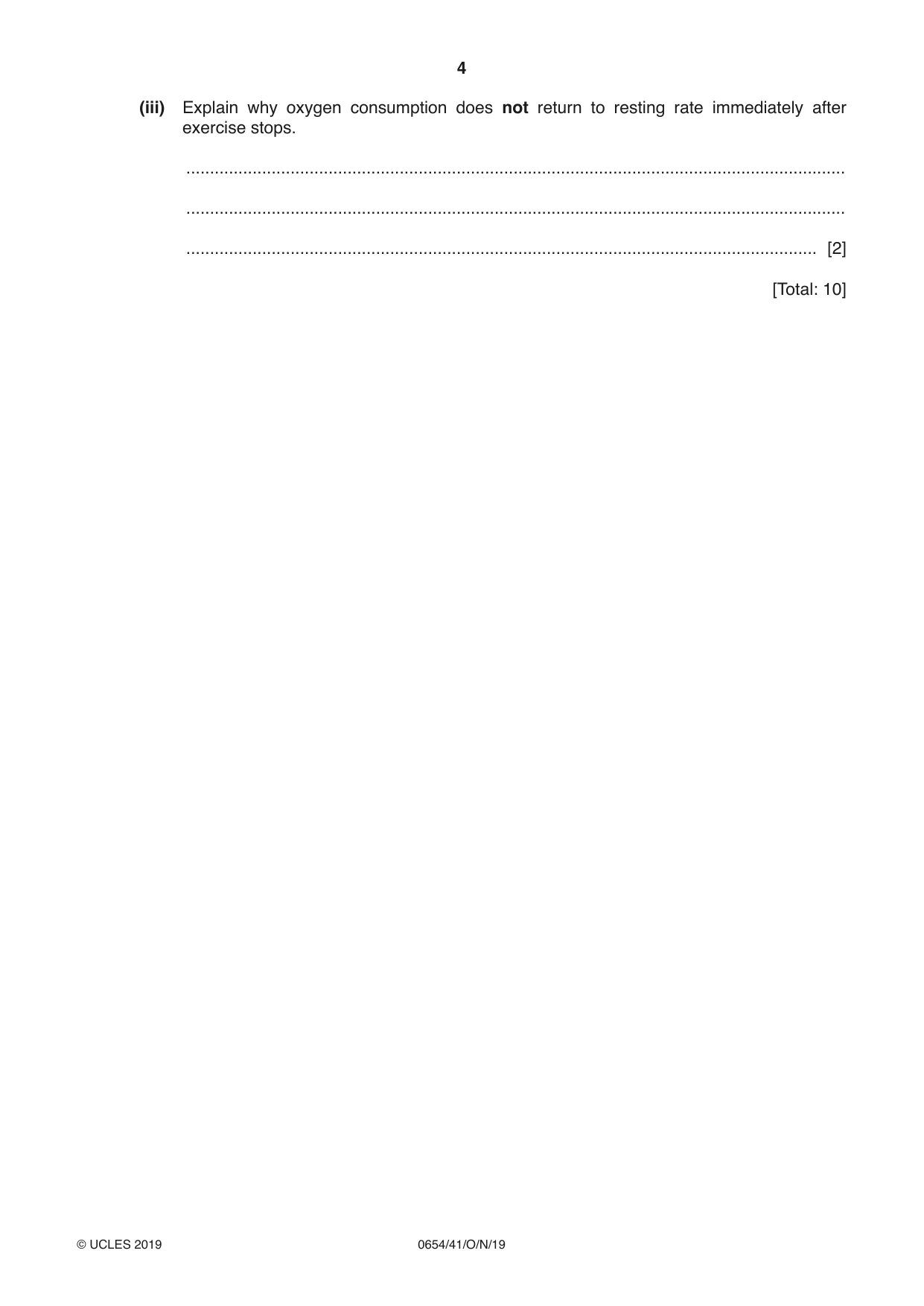 Cambridge IGCSE Sciences - Co-ordinated (Double) 0654 2019 Oct/Nov Paper 4 · Variant 1 question paper, page 4 of 32