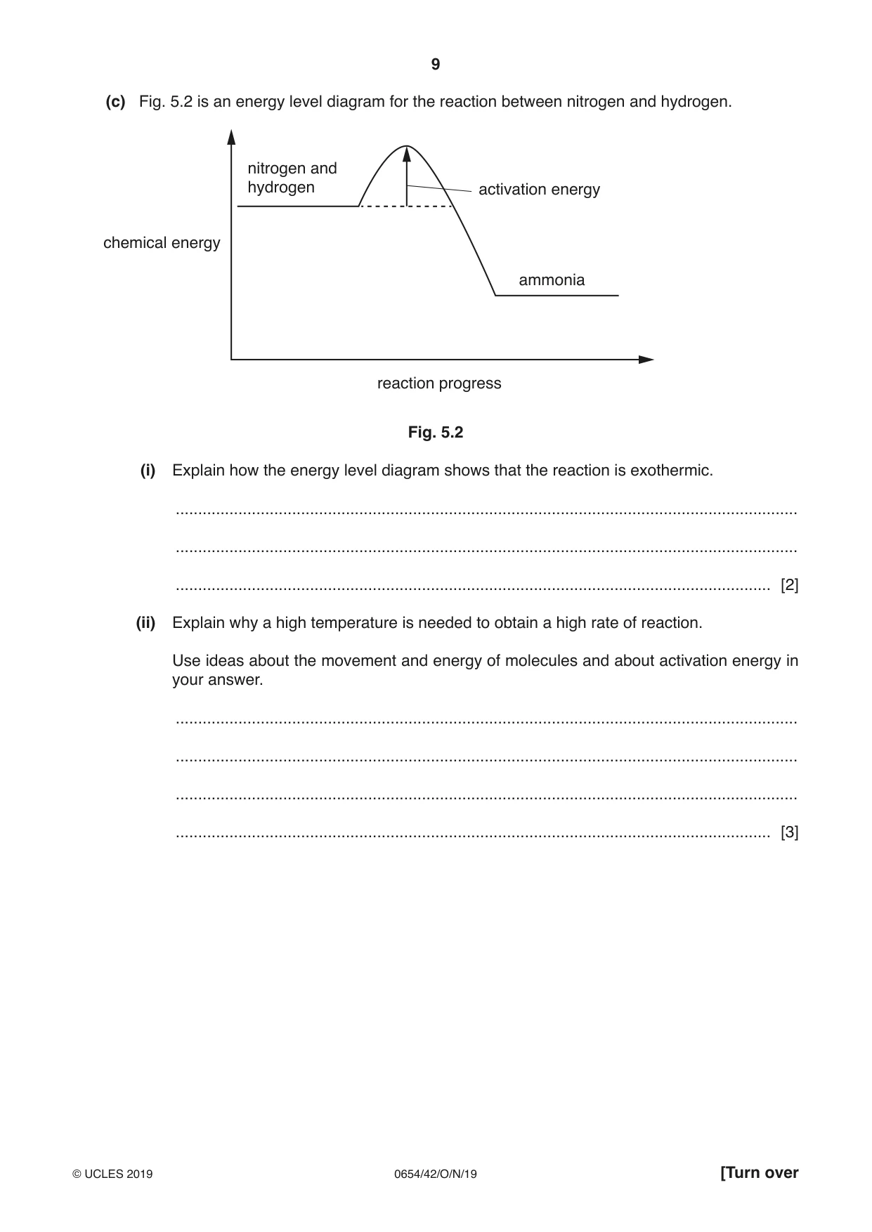 Cambridge IGCSE Sciences - Co-ordinated (Double) 0654 2019 Oct/Nov Paper 4 · Variant 2 question paper, page 9 of 28