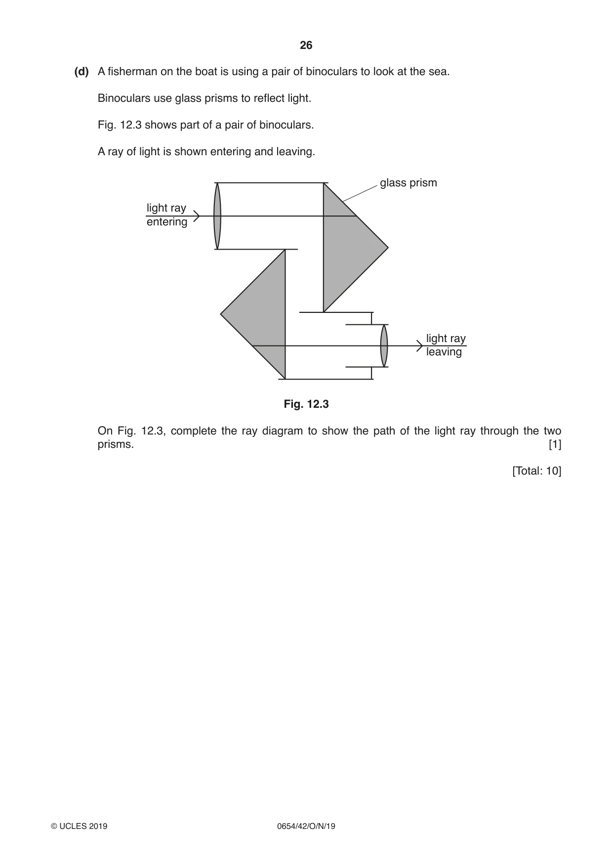 Cambridge IGCSE Sciences - Co-ordinated (Double) 0654 2019 Oct/Nov Paper 4 · Variant 2 question paper, page 26 of 28