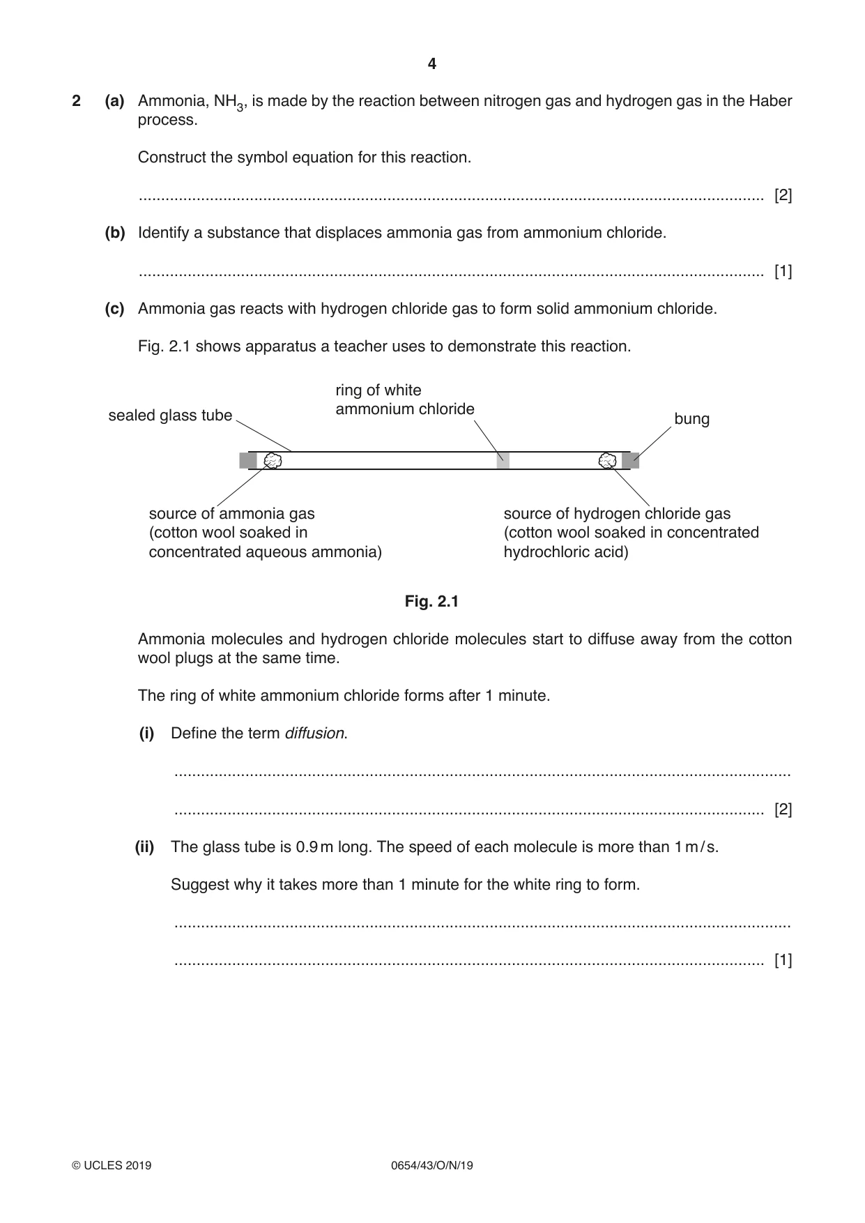 Cambridge IGCSE Sciences - Co-ordinated (Double) 0654 2019 Oct/Nov Paper 4 · Variant 3 question paper, page 4 of 32