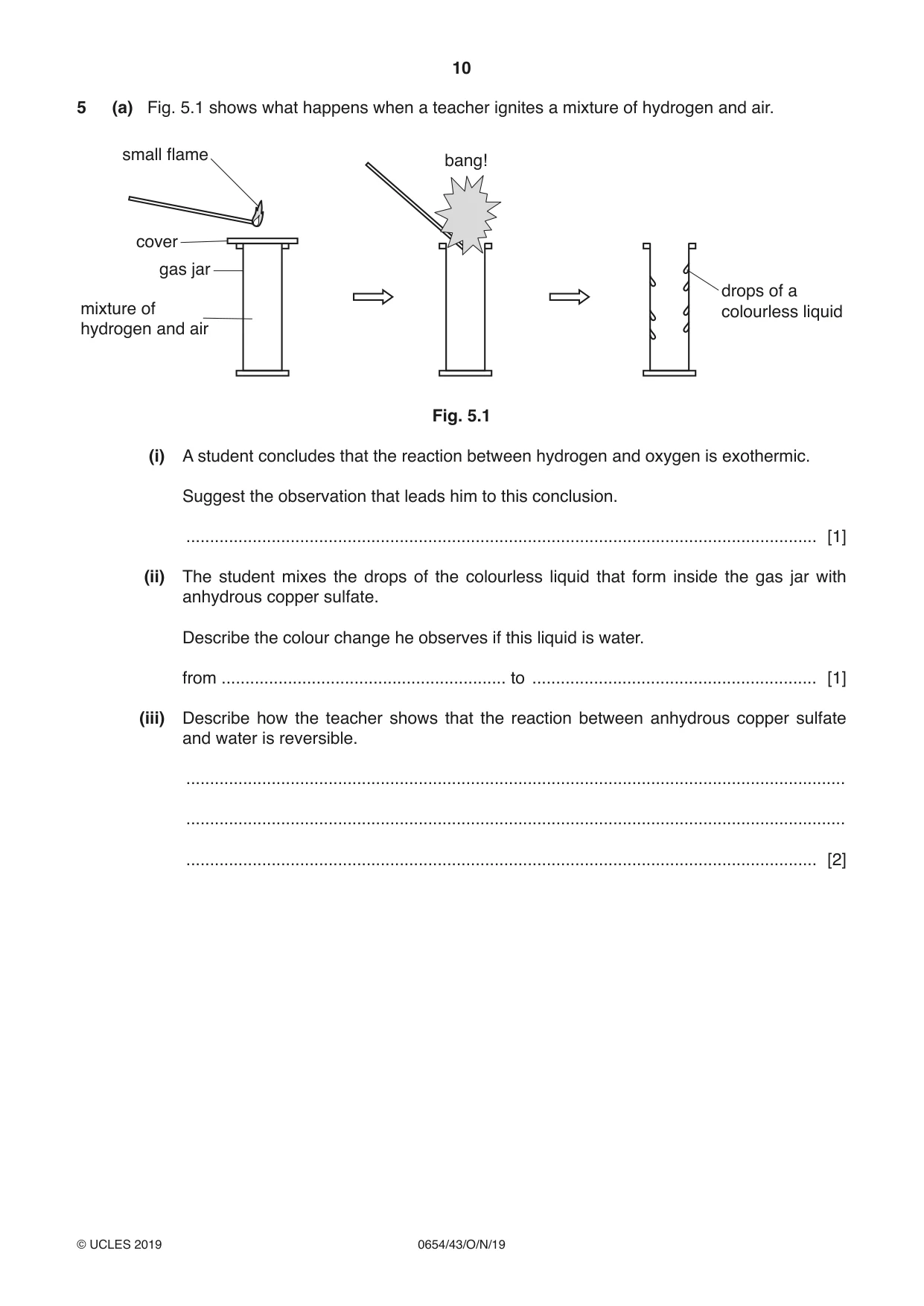 Cambridge IGCSE Sciences - Co-ordinated (Double) 0654 2019 Oct/Nov Paper 4 · Variant 3 question paper, page 10 of 32
