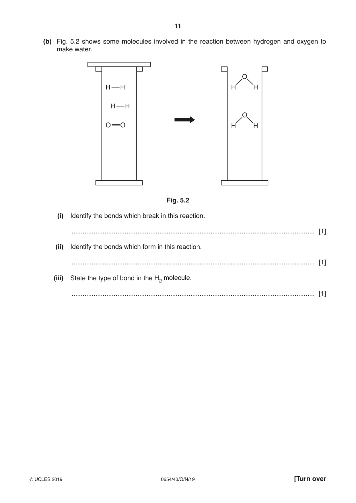 Cambridge IGCSE Sciences - Co-ordinated (Double) 0654 2019 Oct/Nov Paper 4 · Variant 3 question paper, page 11 of 32