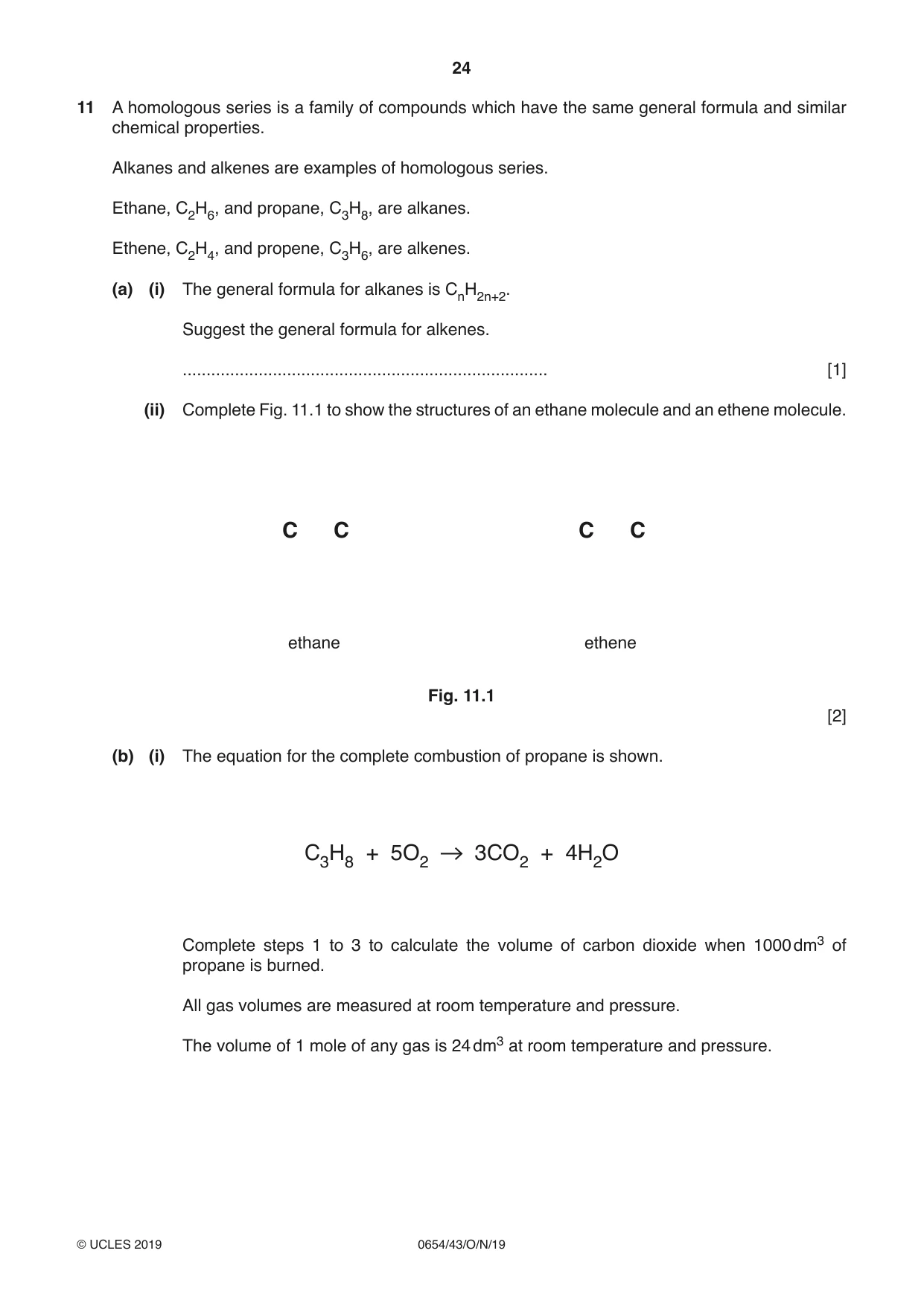 Cambridge IGCSE Sciences - Co-ordinated (Double) 0654 2019 Oct/Nov Paper 4 · Variant 3 question paper, page 24 of 32