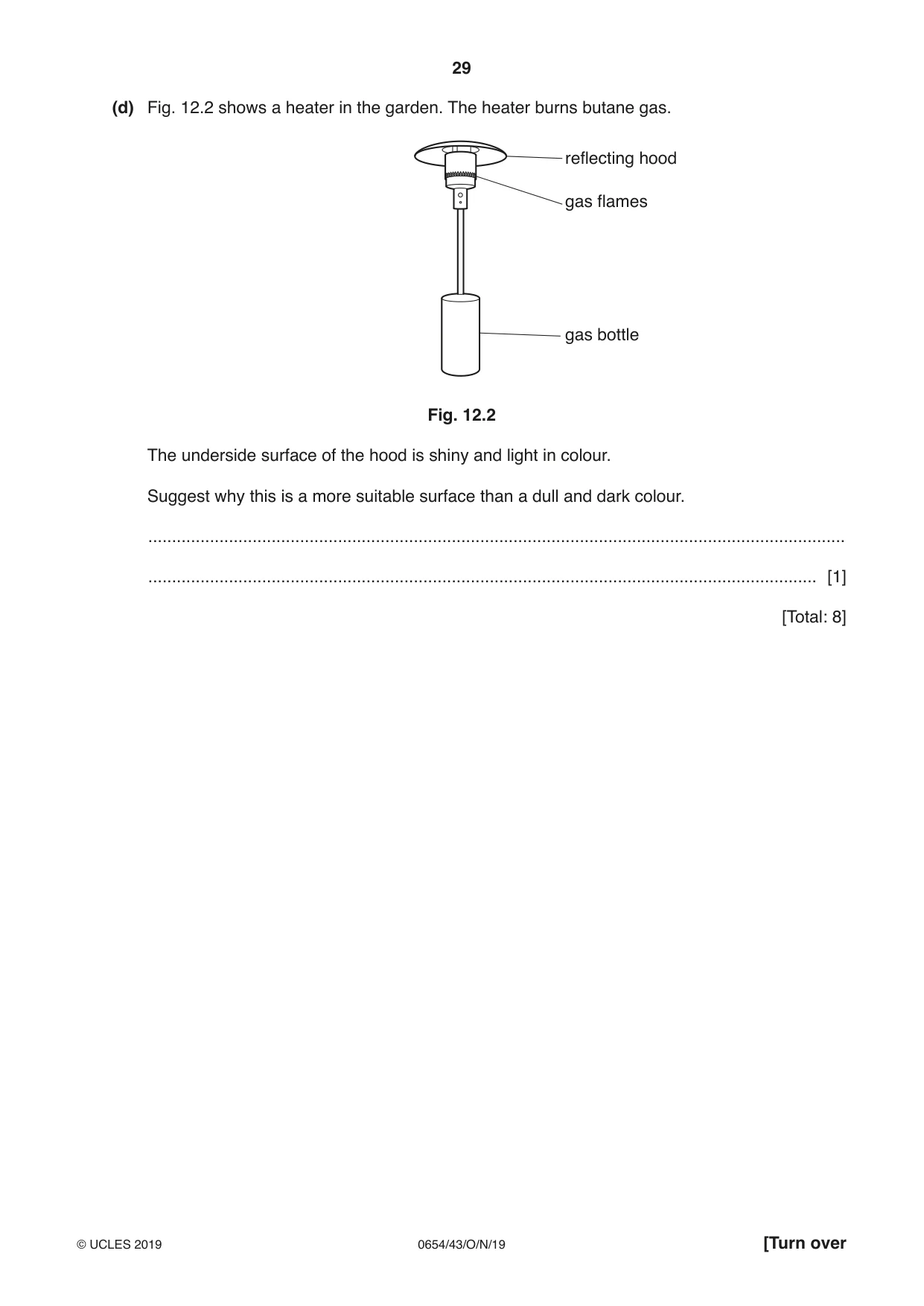 Cambridge IGCSE Sciences - Co-ordinated (Double) 0654 2019 Oct/Nov Paper 4 · Variant 3 question paper, page 29 of 32